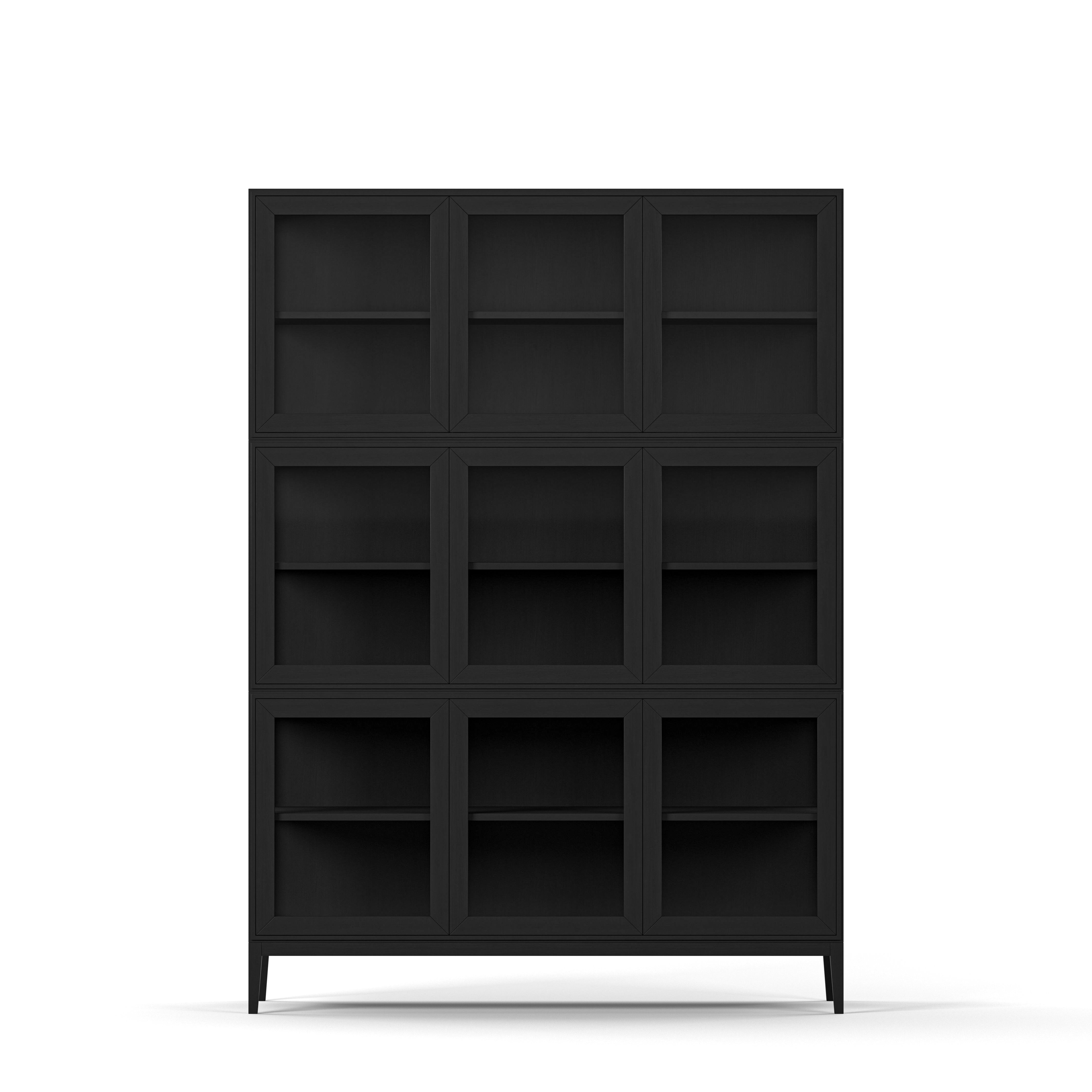 Edge 2.0 Display Cabinet 3 Doors, 3-Section