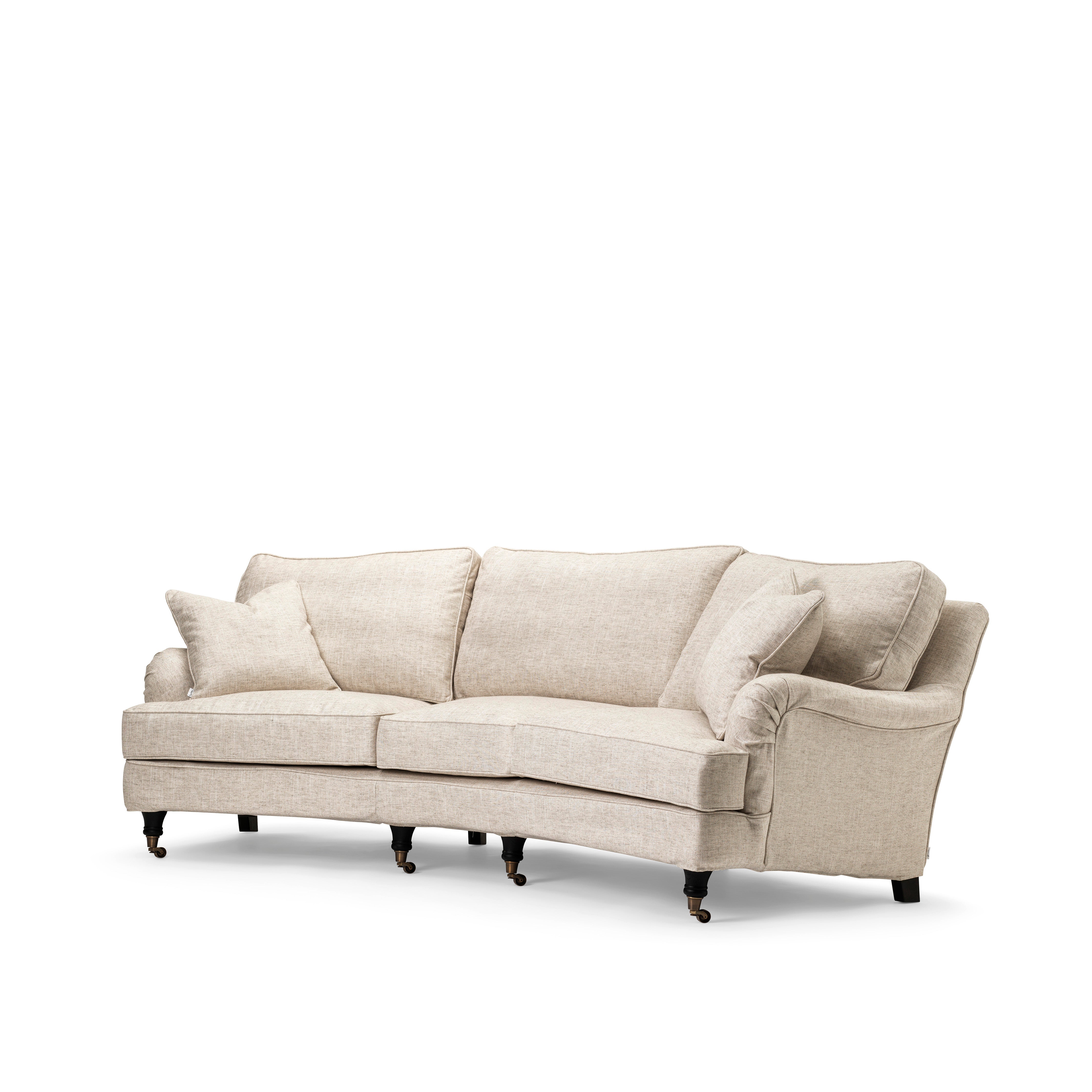 Howard Medium 3,5-Seater Sofa Curved