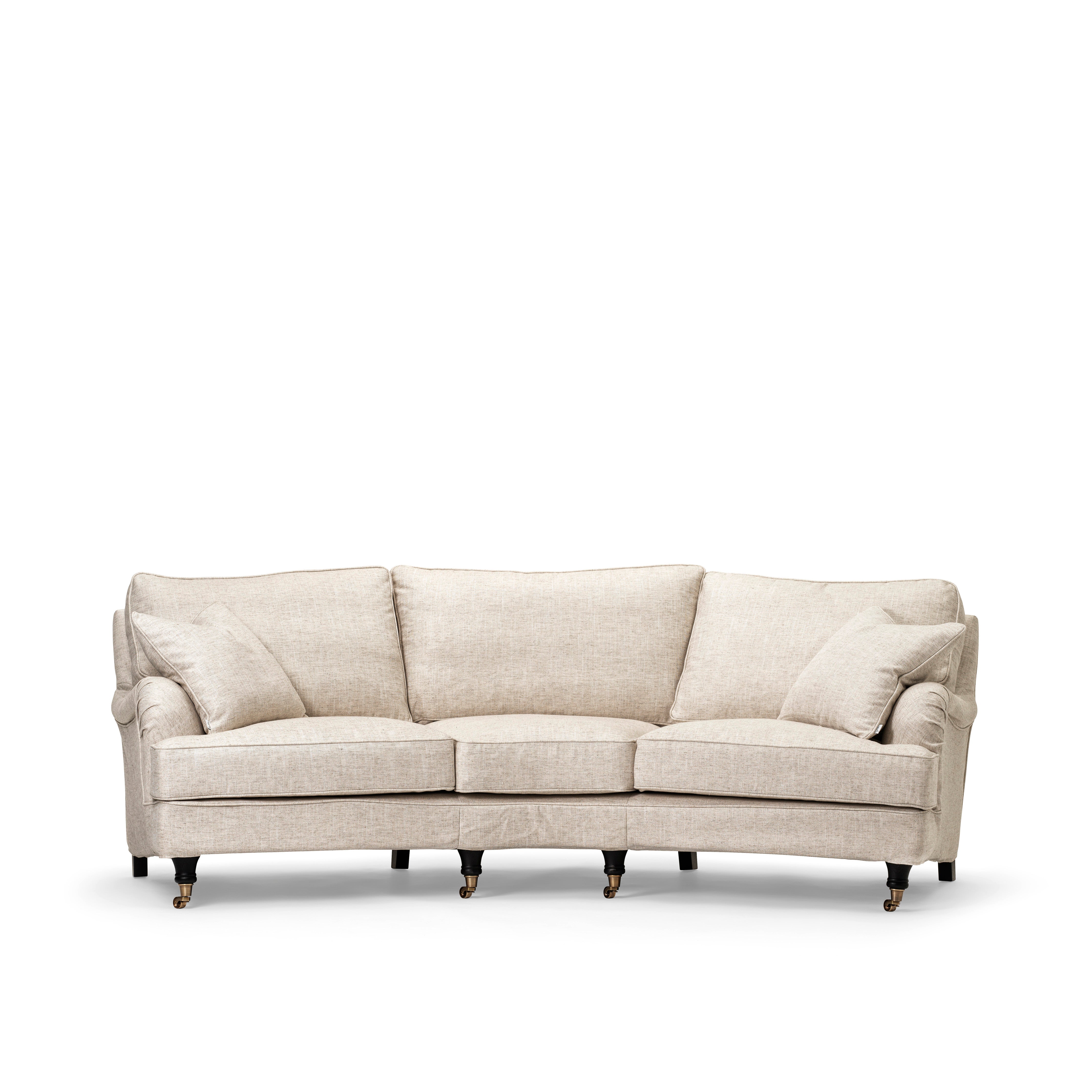 Howard Medium 3,5-Seater Sofa Curved