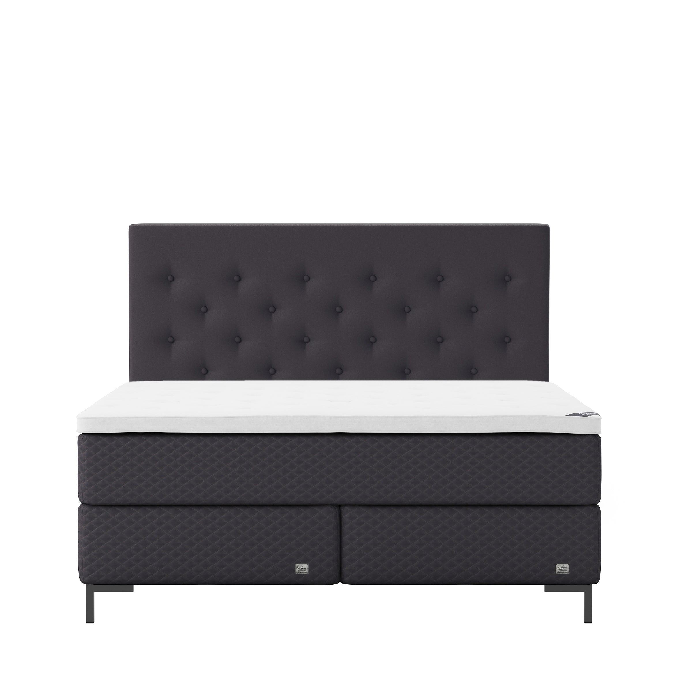 Englesson Beds Graphite / 90 x 200 Impression Kontinental High Frame IC90M20 #Variant_Graphite