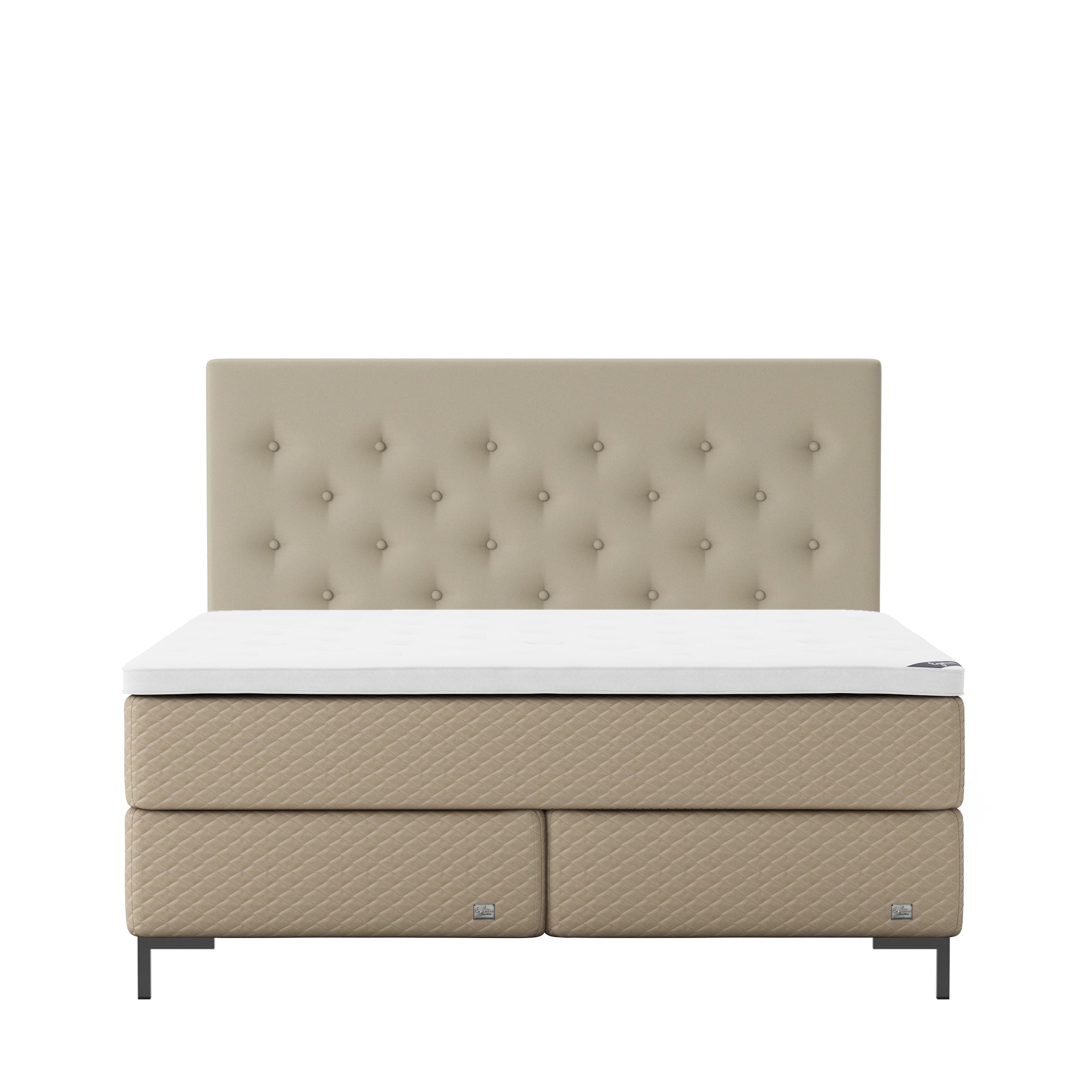 Englesson Beds Kontinentalsäng Almond / 90 x 200 Impression Kontinental High Frame IC90F20 #Variant_Almond