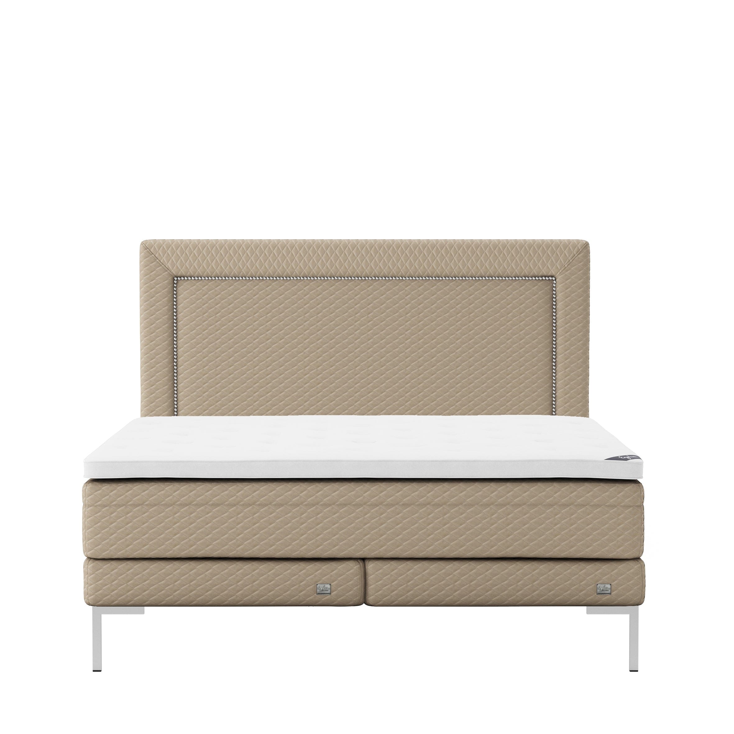 Englesson Beds Kontinentalsäng Almond / 160 x 200 / Flexibel Master Kontinental Low Frame MCLO16021 #Variant_Almond