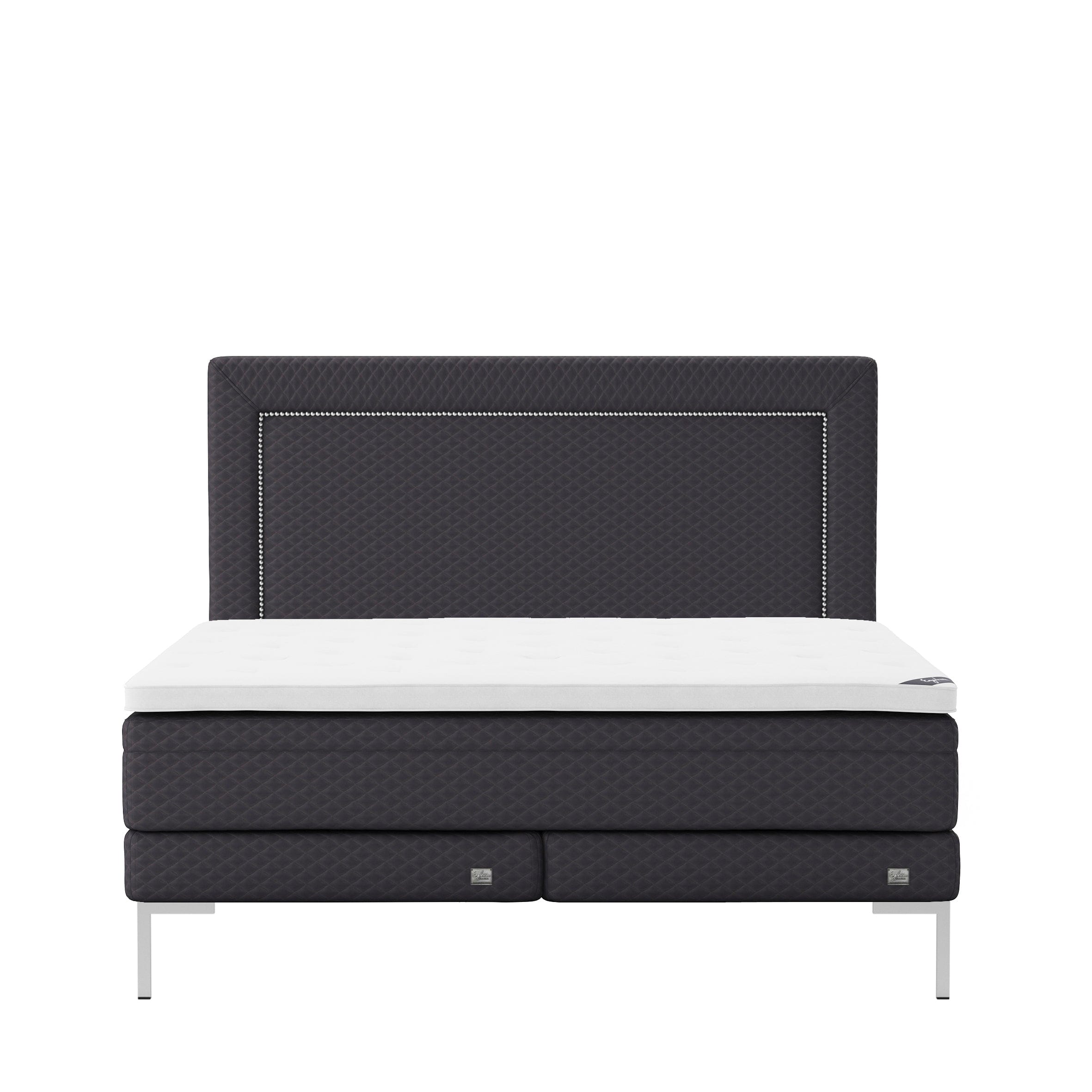 Englesson Beds Kontinentalsäng Graphite / 160 x 200 / Flexibel Master Kontinental Low Frame MCLO16021 #Variant_Graphite