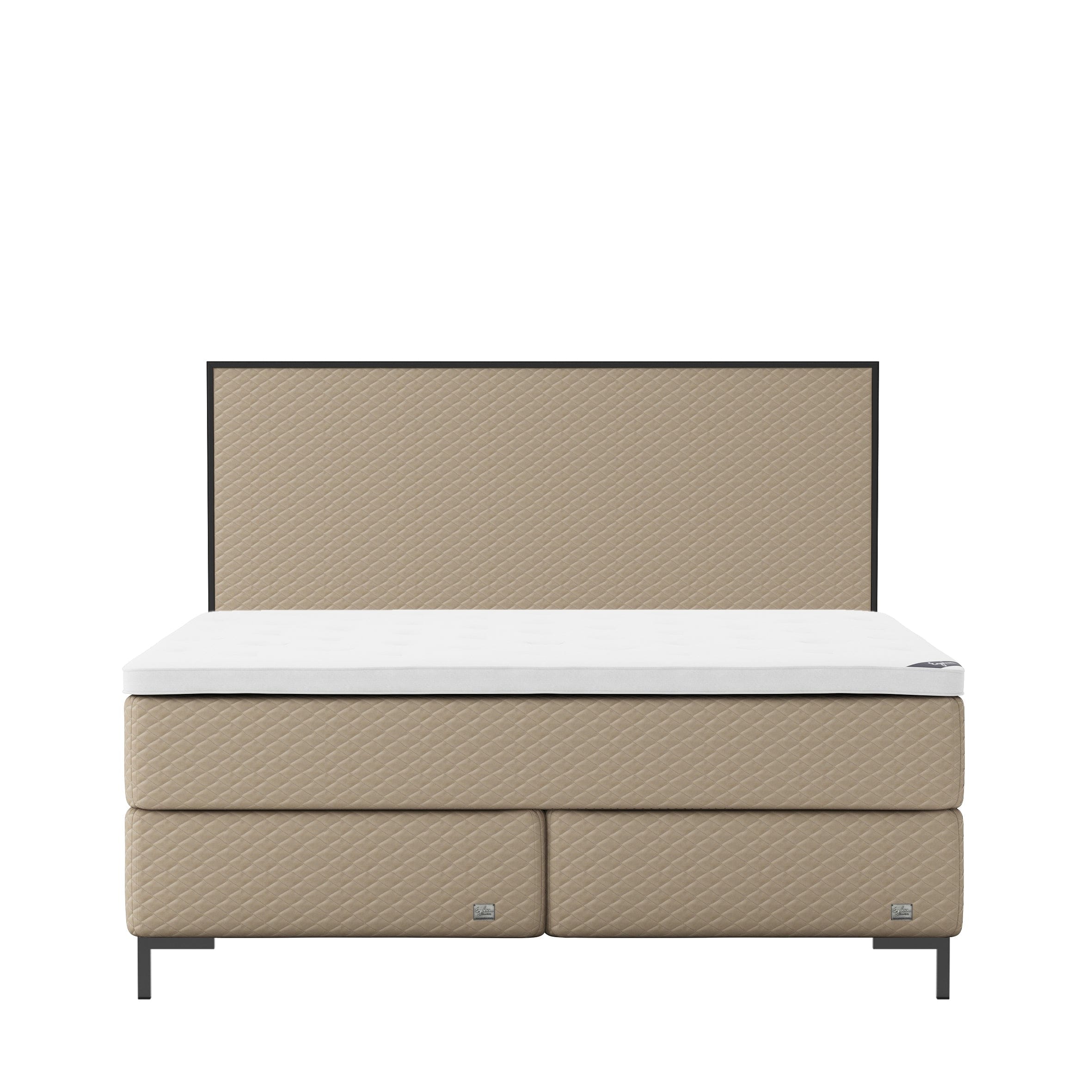 Englesson Beds Kontinentalsäng Almond / 90 x 200 Superior Kontinental High Frame SC90F20 #Variant_Almond