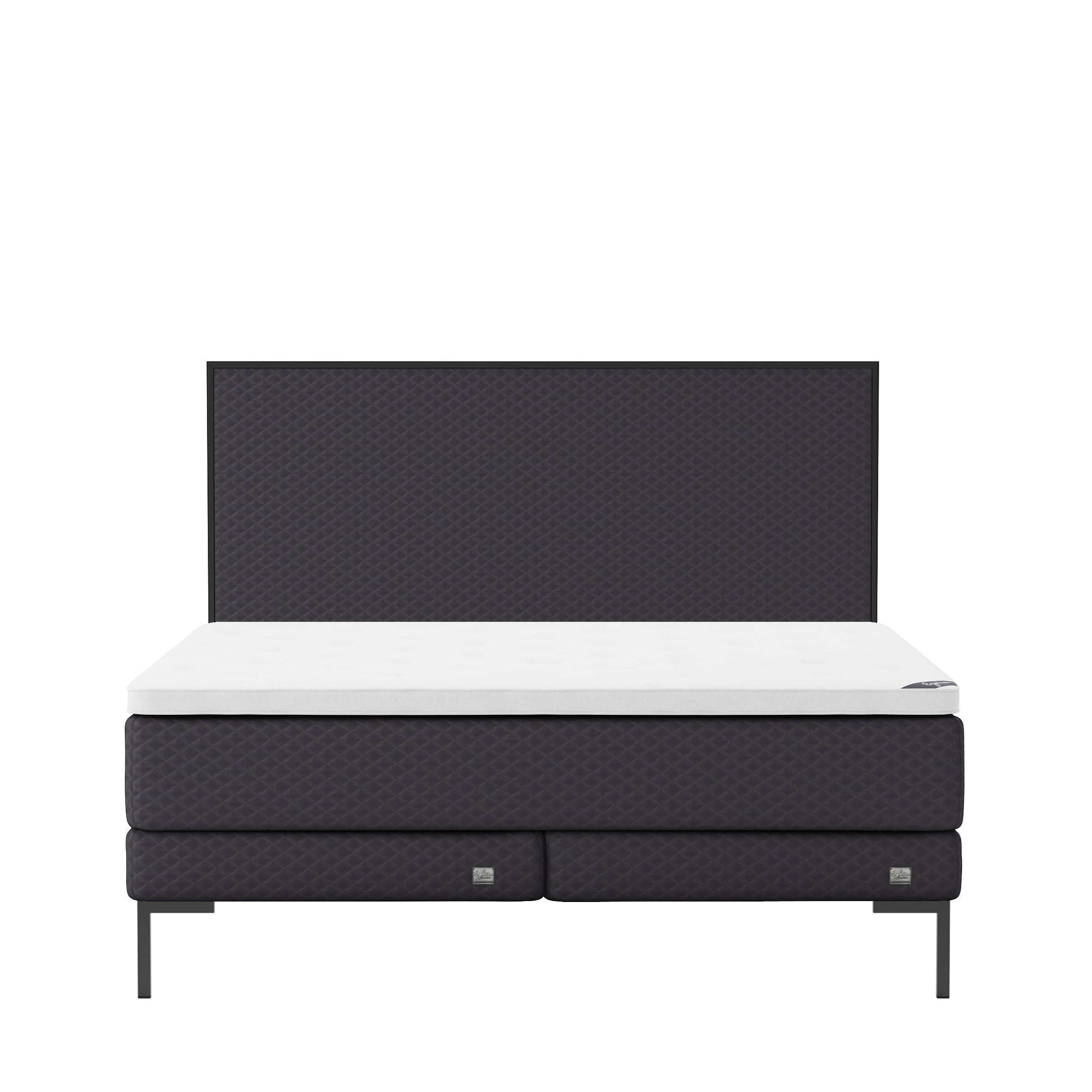 Englesson Beds Kontinentalsäng Graphite / 90 x 200 Superior Kontinental Low Frame SL90F20 #Variant_Graphite