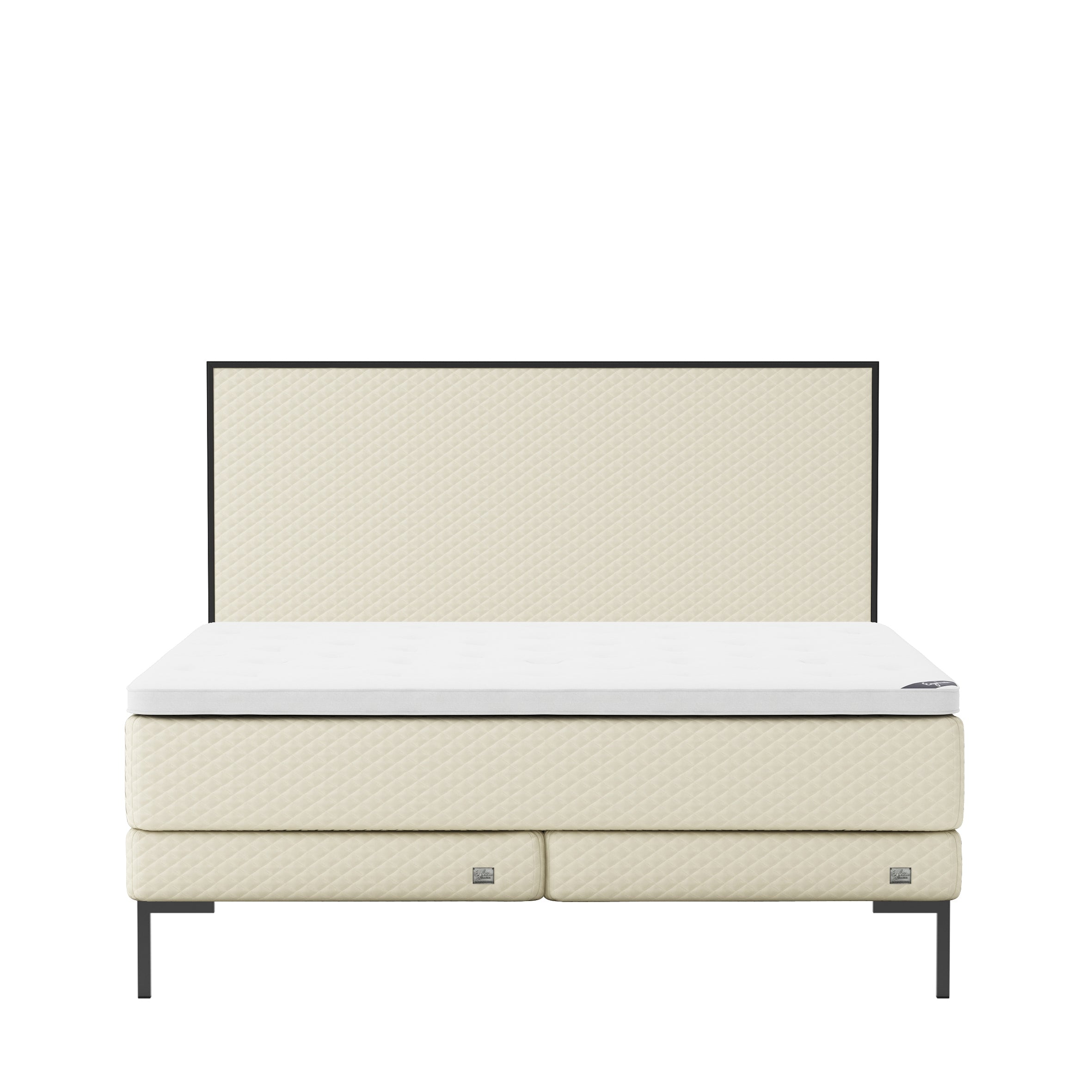 Englesson Beds Kontinentalsäng Pearl / 90 x 200 Superior Kontinental Low Frame SL90F20 #Variant_Pearl