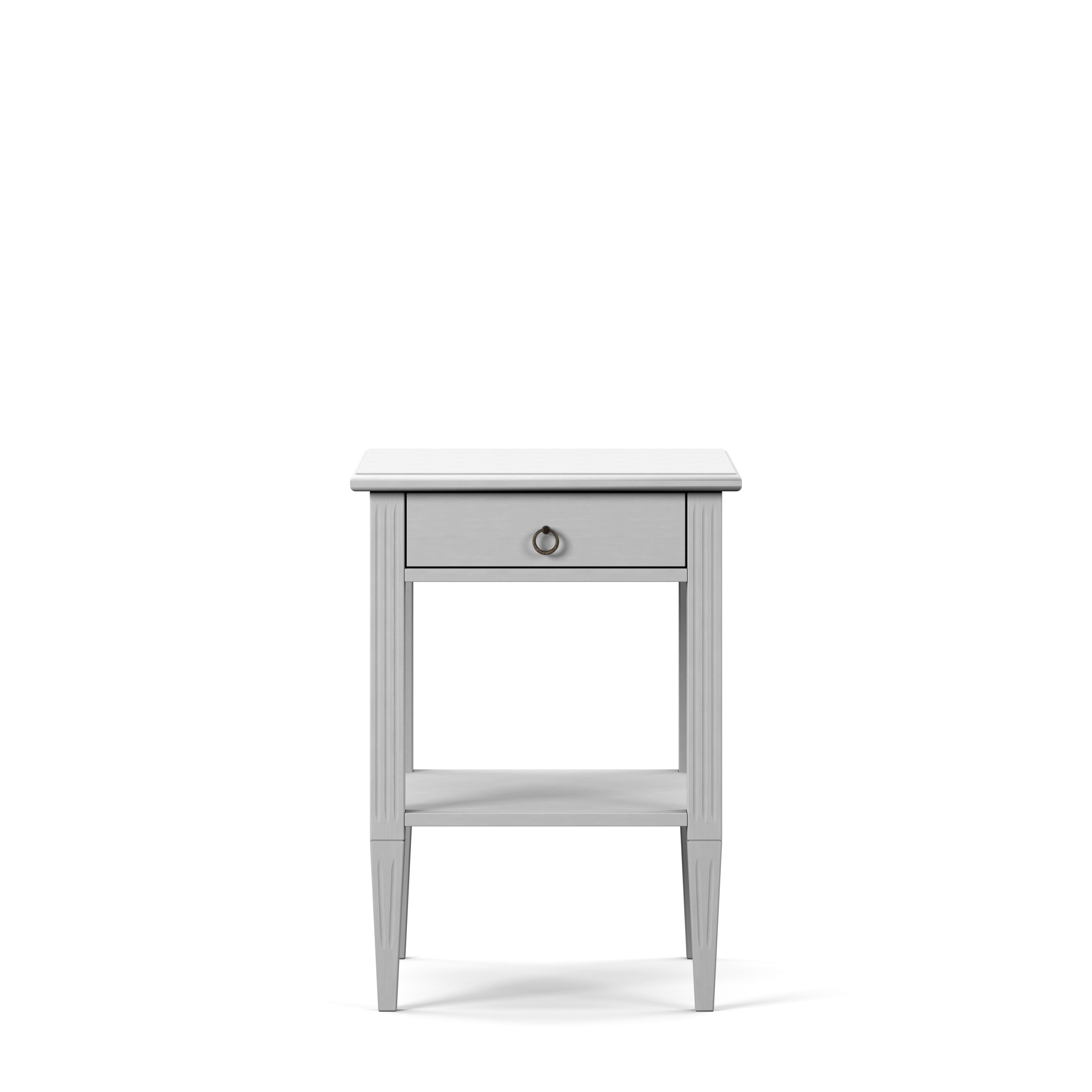 Englesson Beds Whitewash Stockholm Sängbord Large 528WW #Variant_Whitewash