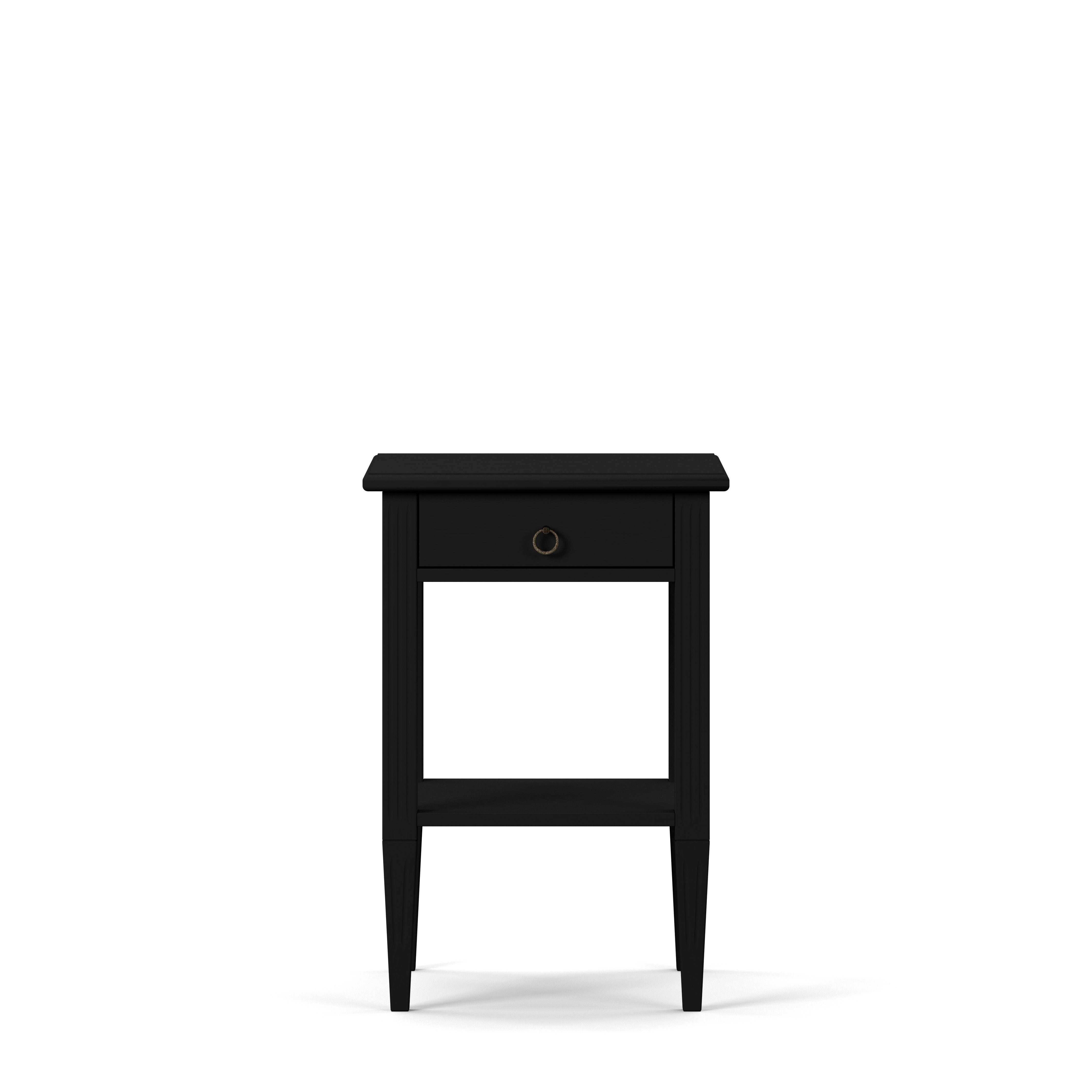 Englesson Beds Black Stockholm Sängbord Medium 523B #Variant_Black