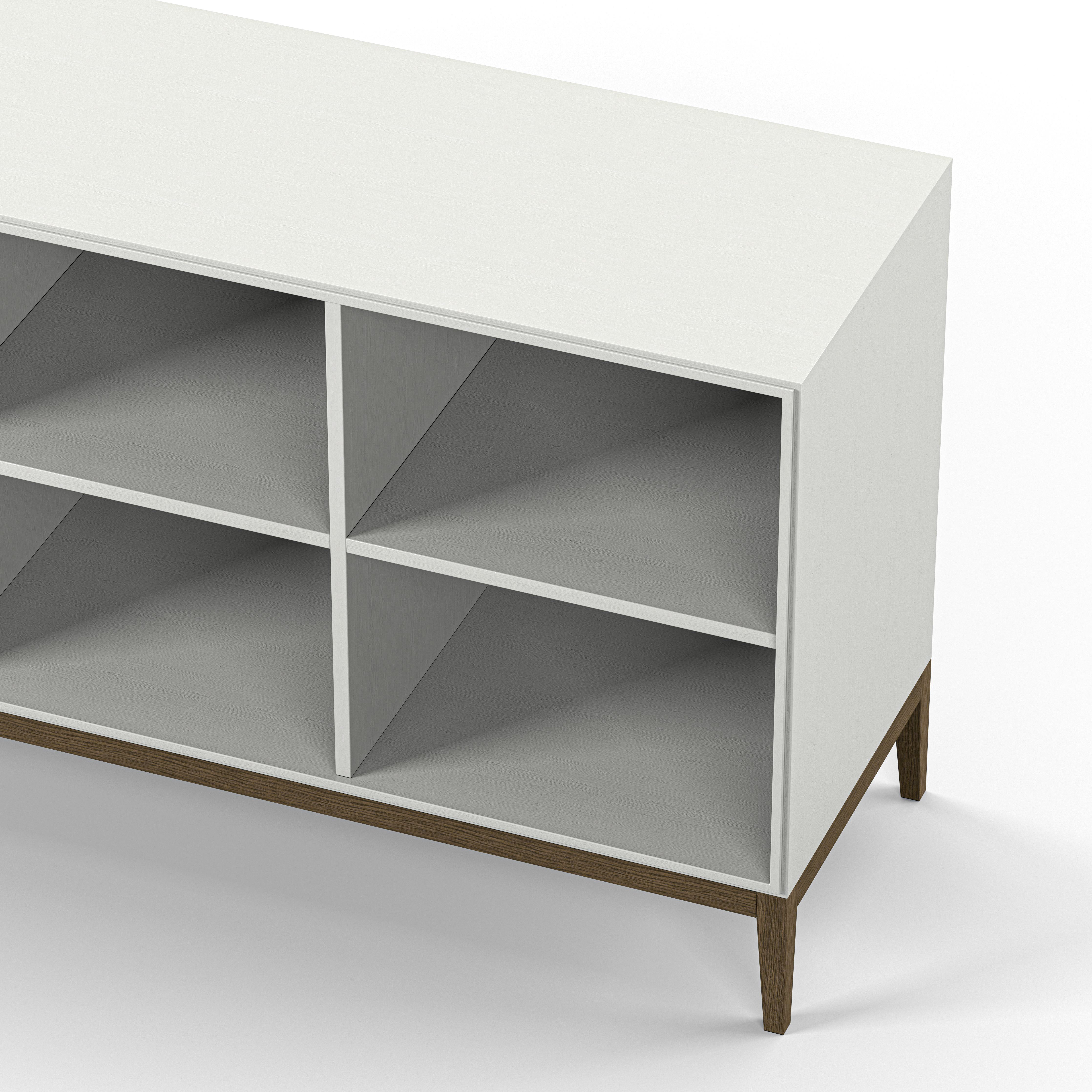 #Variant_White & Burned Walnut