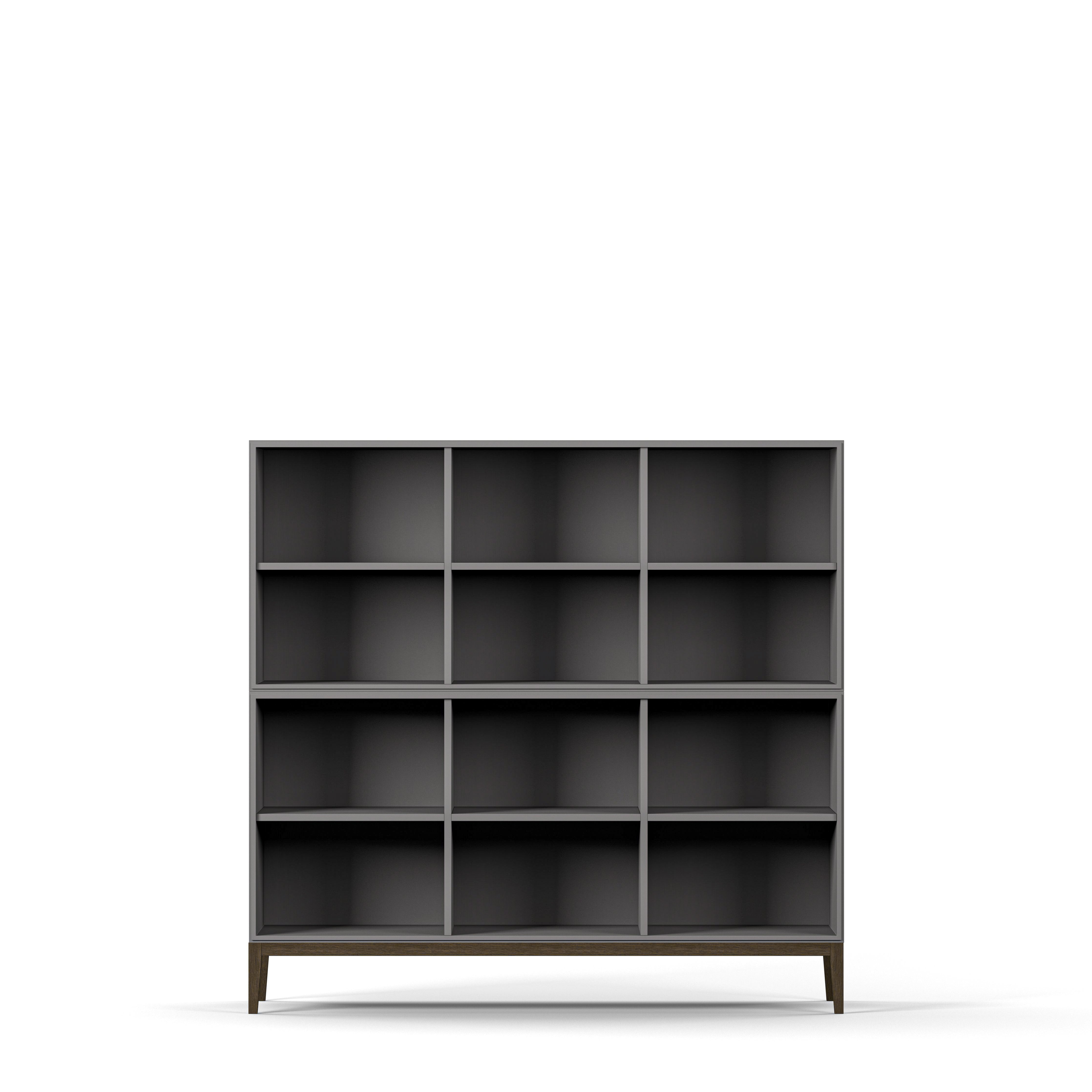 Edge 2.0 Bookcase 3 Shelves, 2-Section
