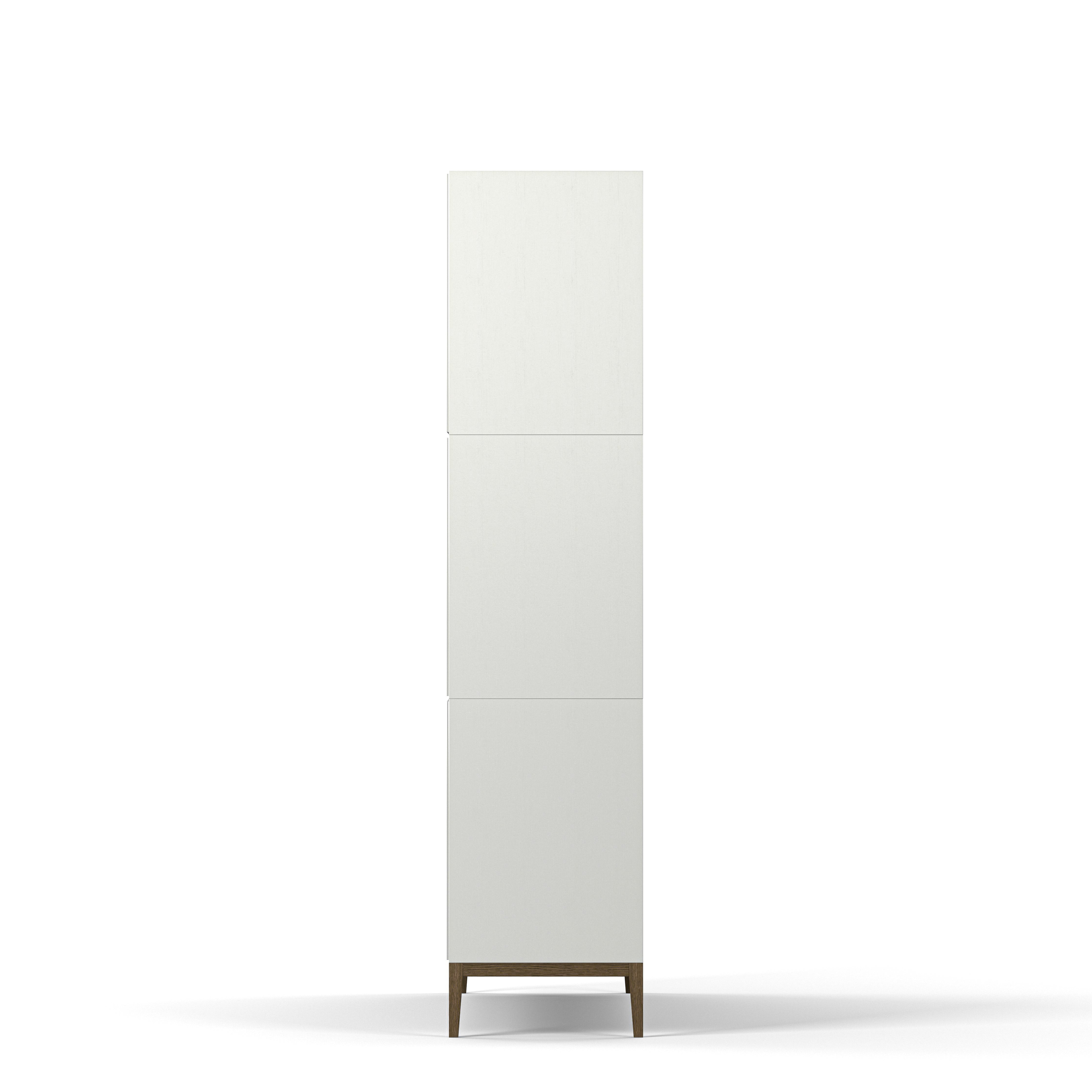 Englesson Bokhyllor Edge 2.0 Bokhylla 3 Hyllor, 3-Sektion #Variant_White & Burned Walnut