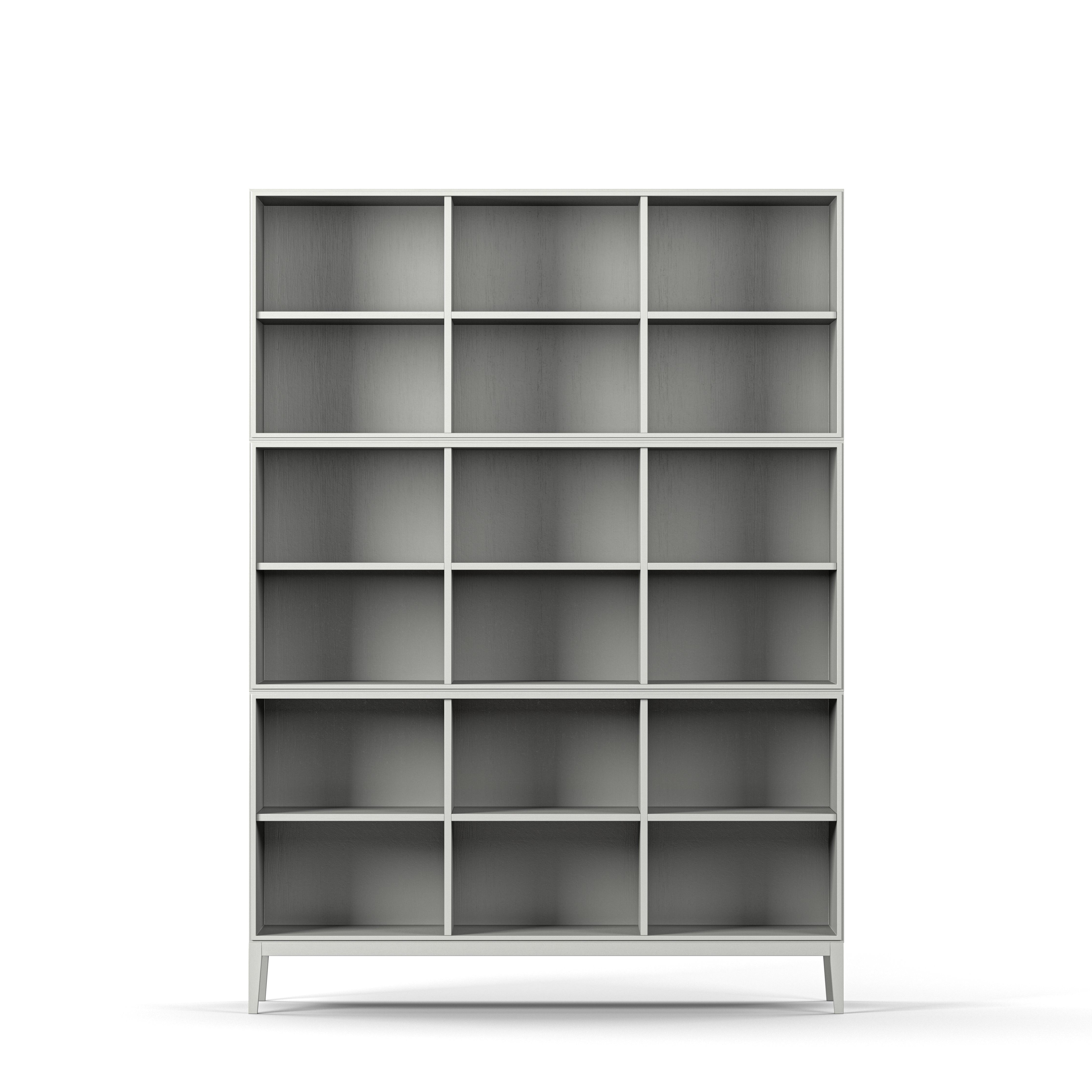 Englesson Bokhyllor White Edge 2.0 Bokhylla 3 Hyllor, 3-Sektion 7313DB #Variant_White