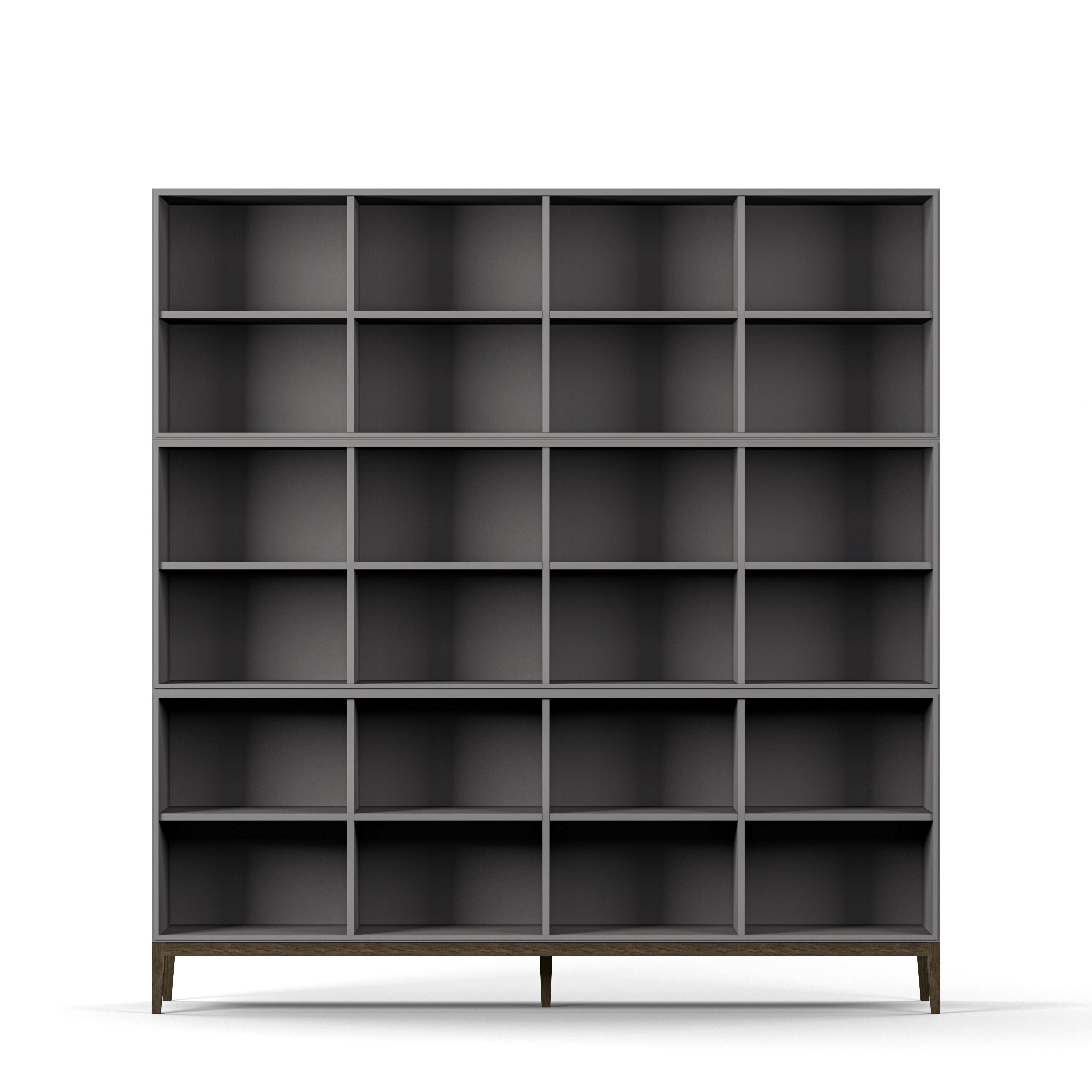 Edge 2.0 Bookcase 4 Shelves, 3-Section