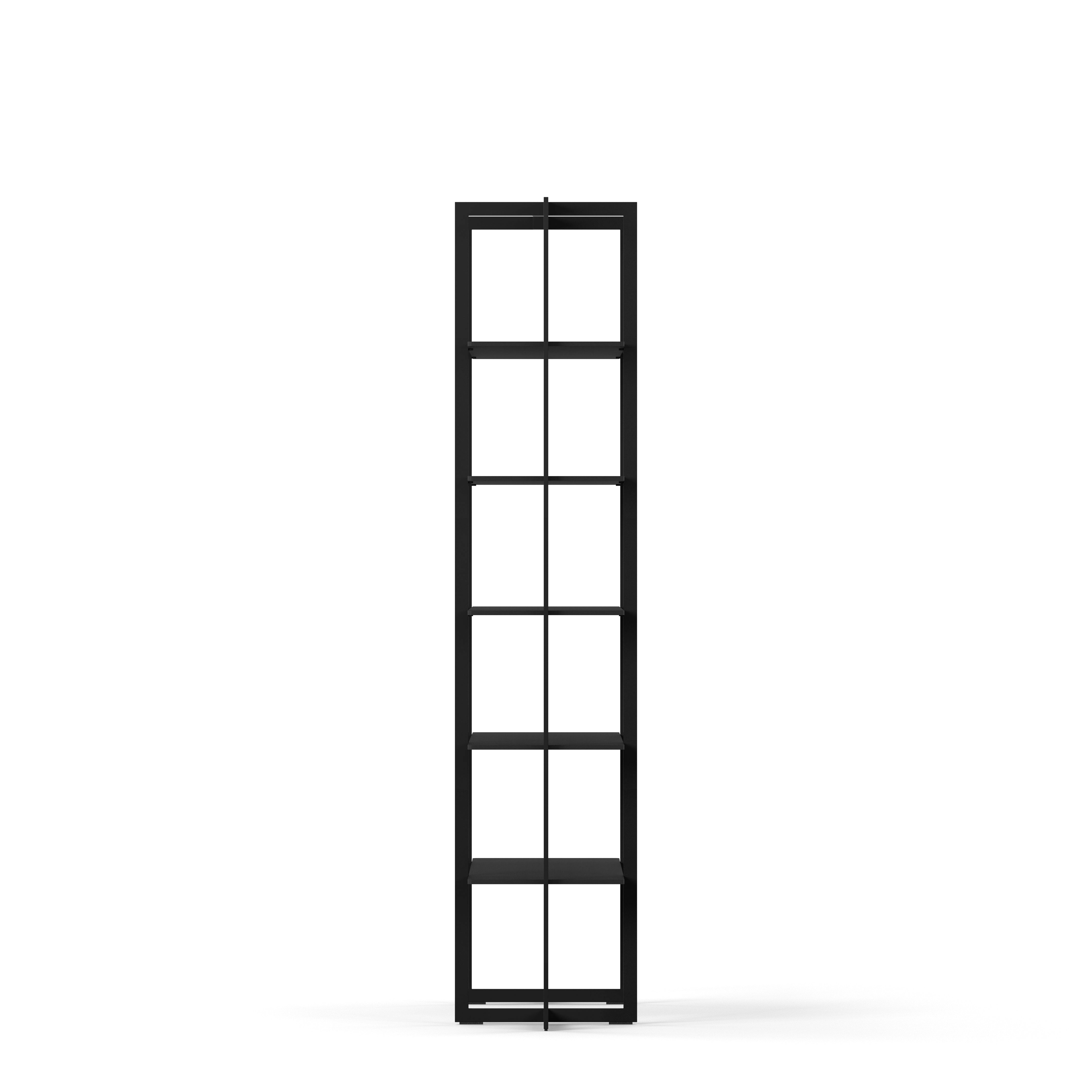 Englesson Bokhyllor Square Bokhylla #Variant_Black Oak #Variant_Svart Metall & Black Oak