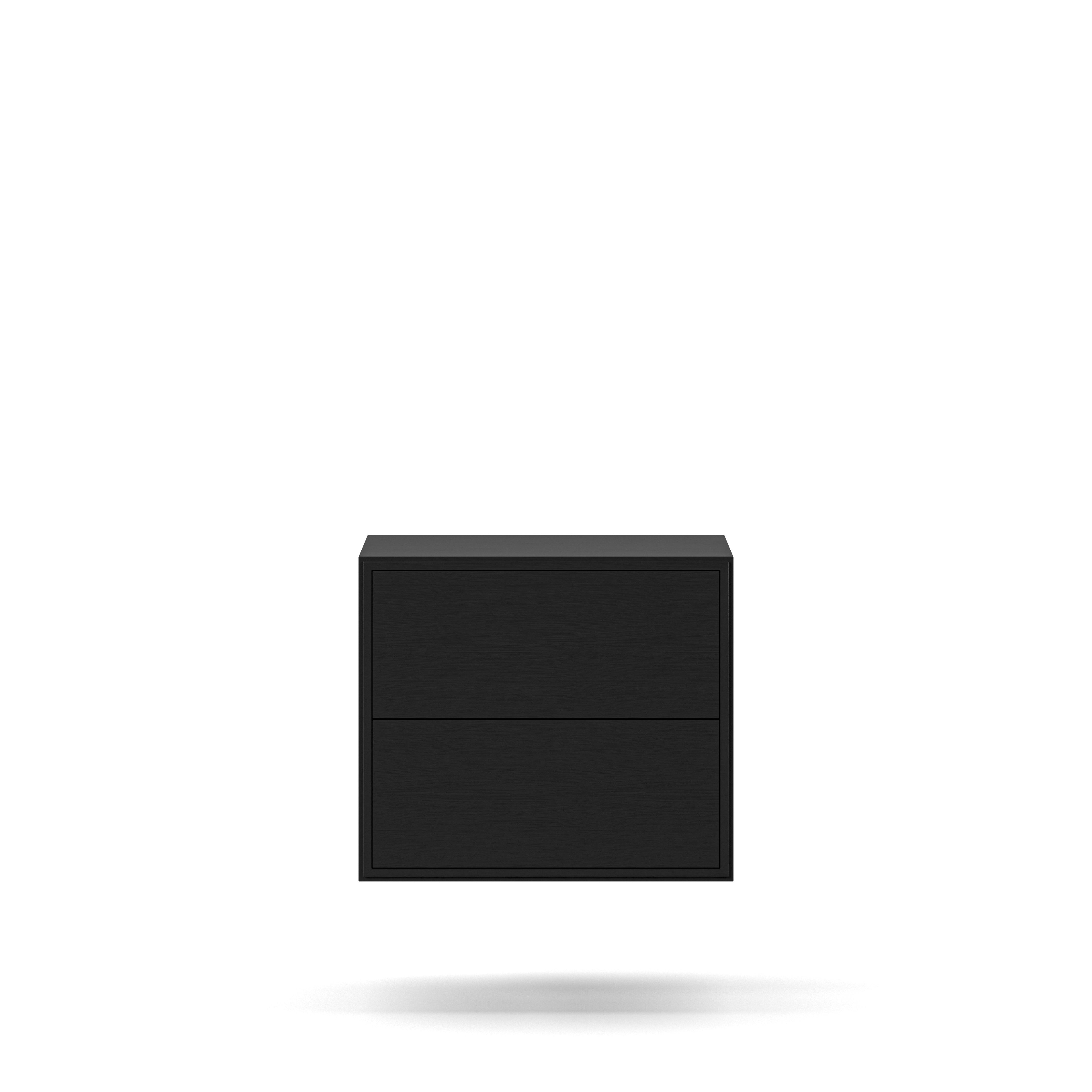 Edge 2.0 Bedside Table Two Drawers Wall Mounted