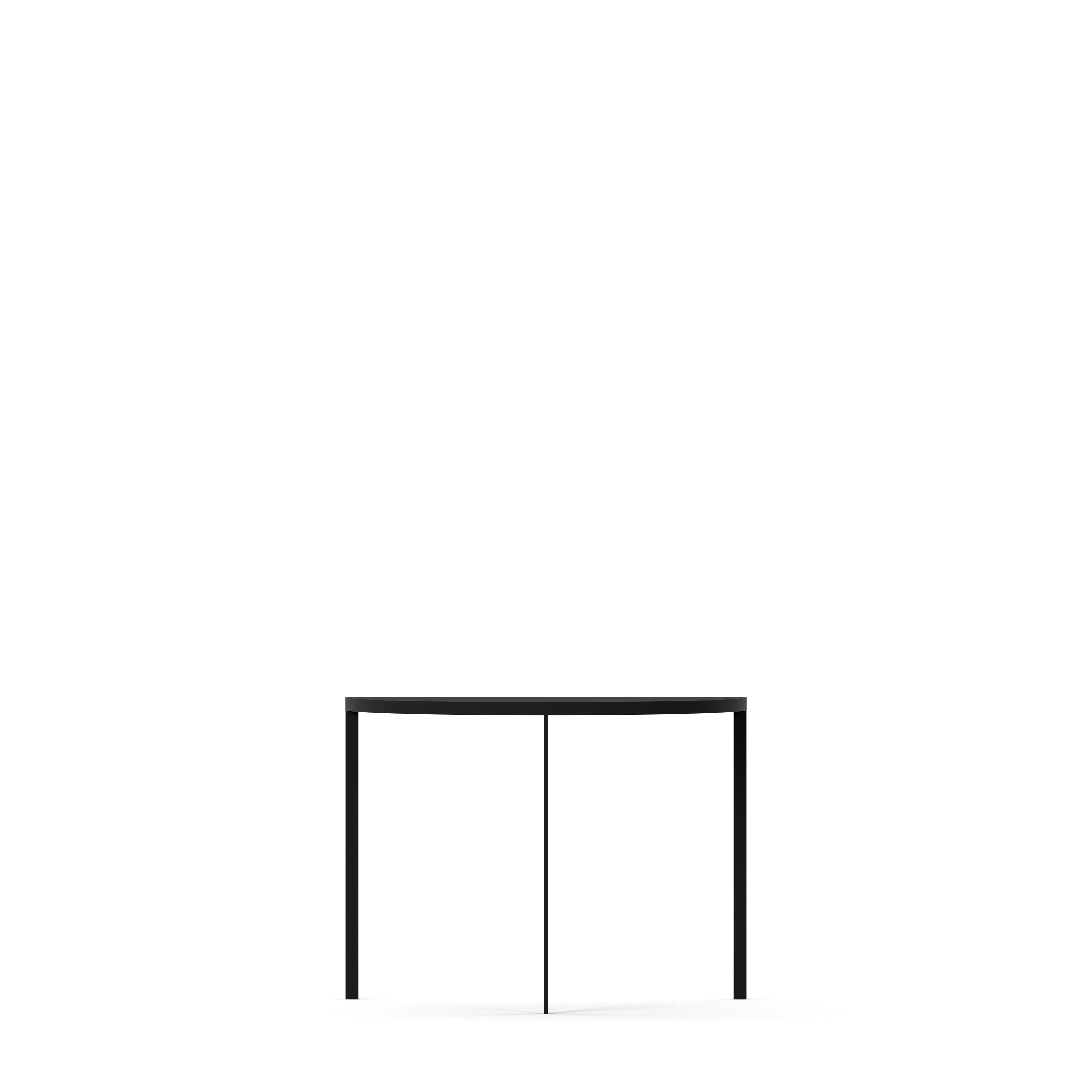 Englesson Bord Black Oak Square Hallbord 4567EB #Variant_Svart Metall & Black Oak