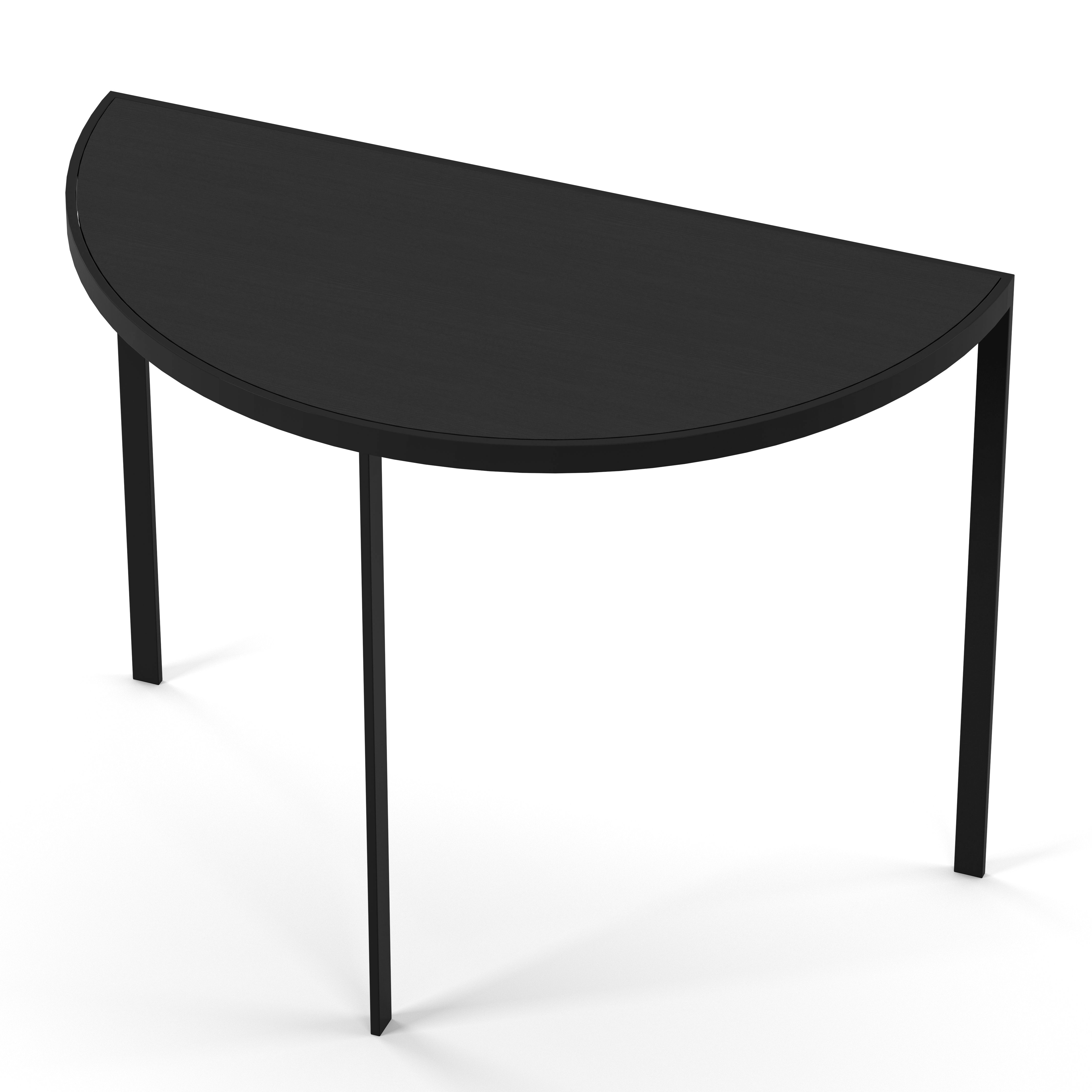 Englesson Bord Square Hallbord #Variant_Svart Metall & Black Oak