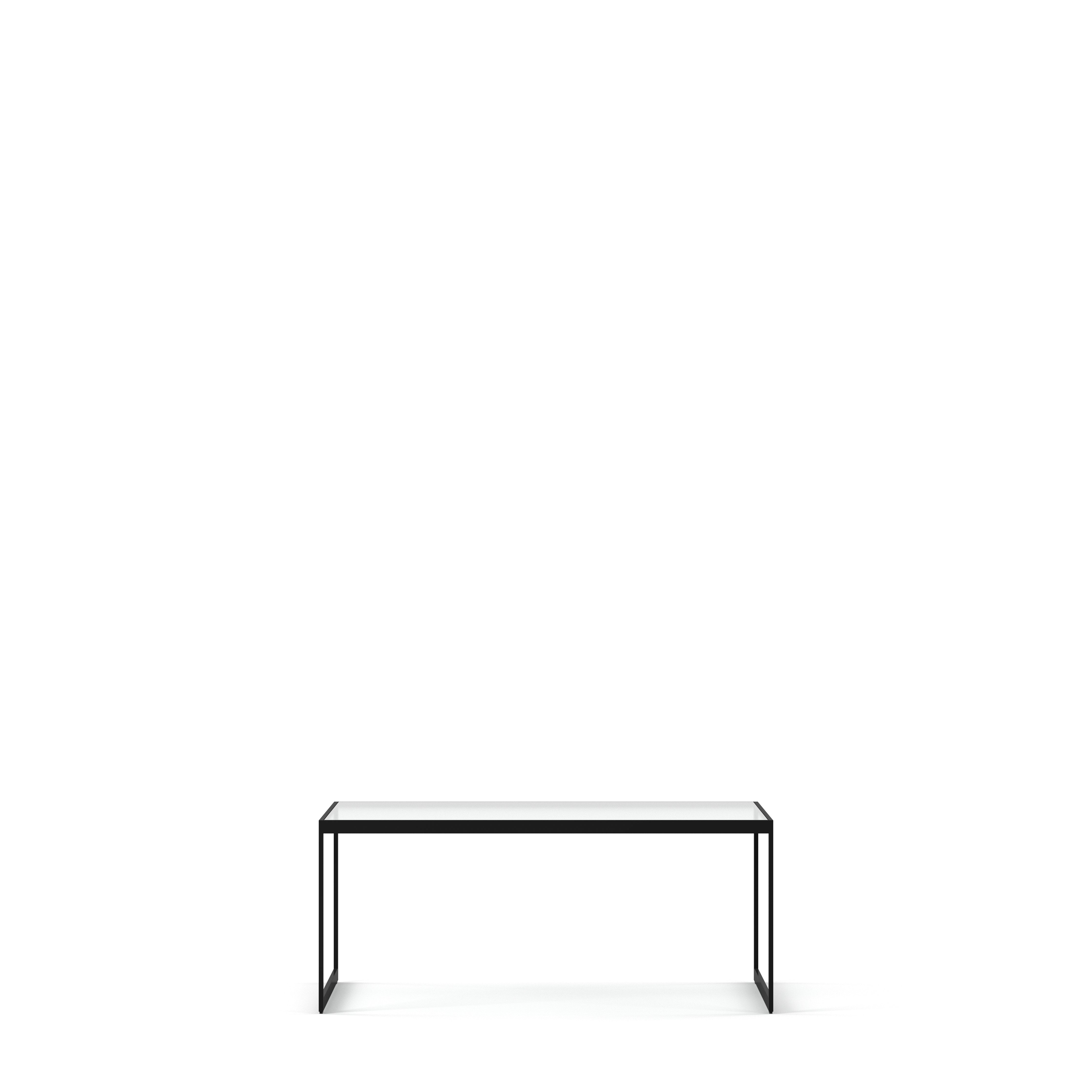 Englesson Bord Glas Square Soffbord Kvadratiskt 4491GL #Variant_Svart Metall & Glas