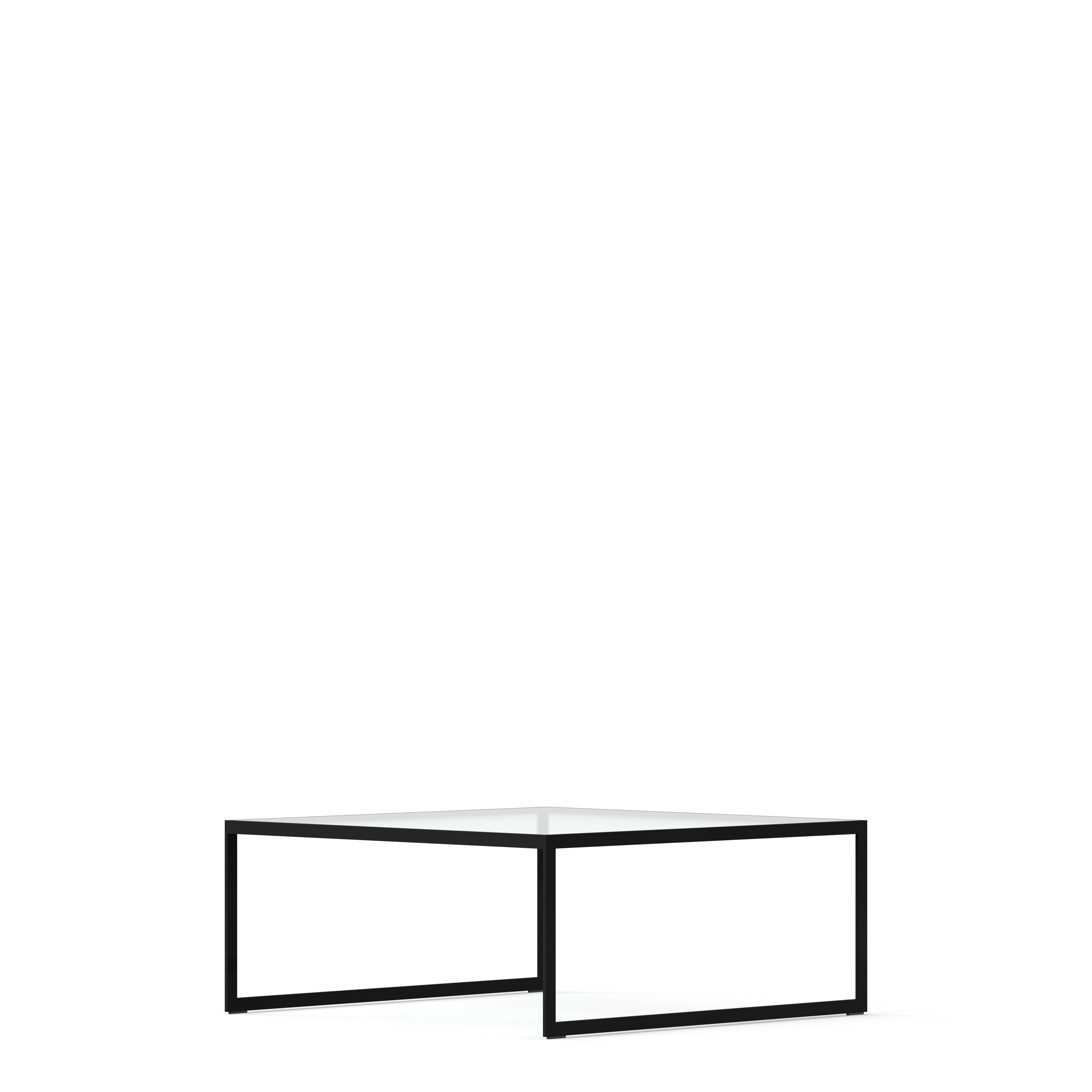 Englesson Bord Square Soffbord Kvadratiskt #Variant_Svart Metall & Glas