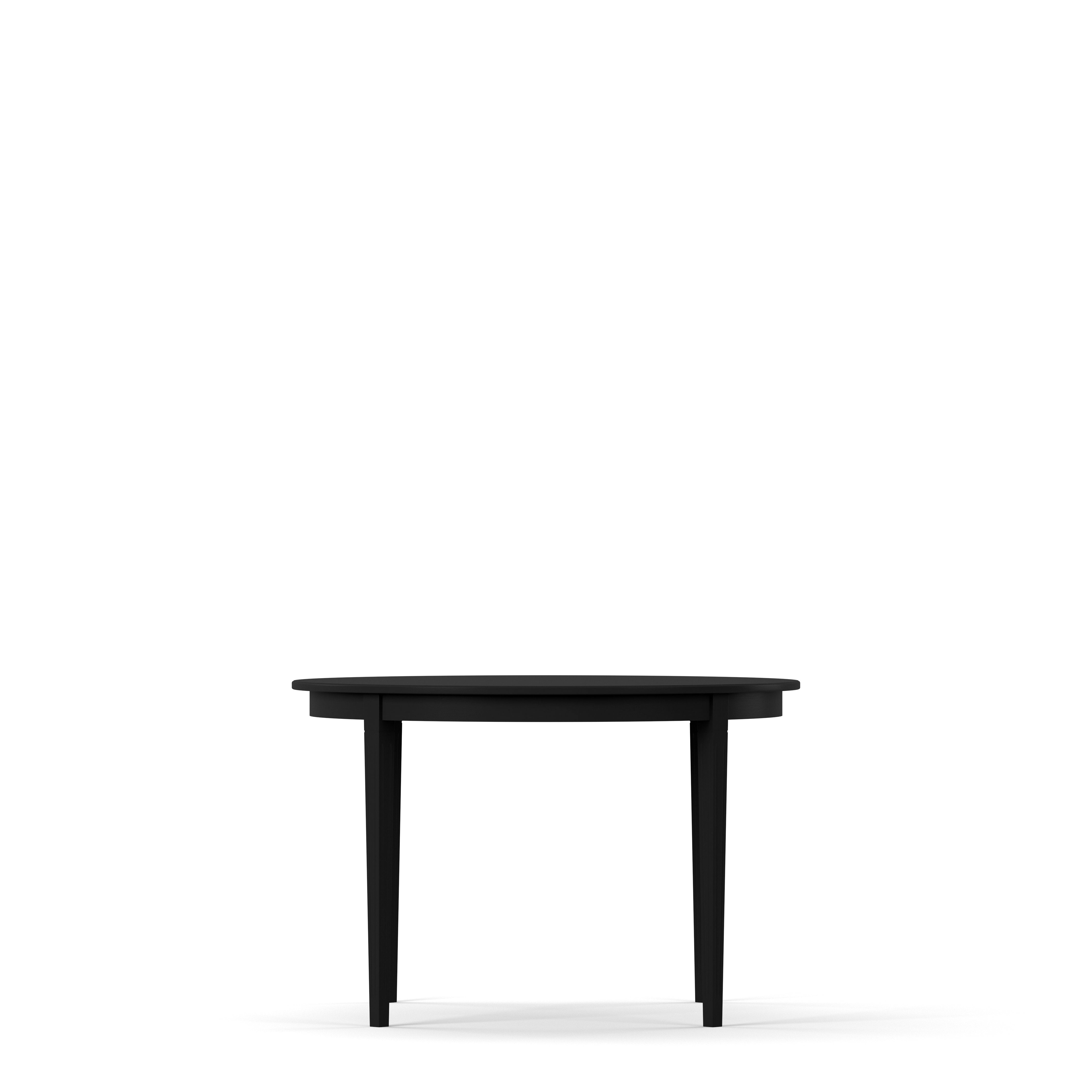 Englesson Bord Stockholm 2.0 Matbord Ø114 Inkl 3 Ilägg #Variant_Black