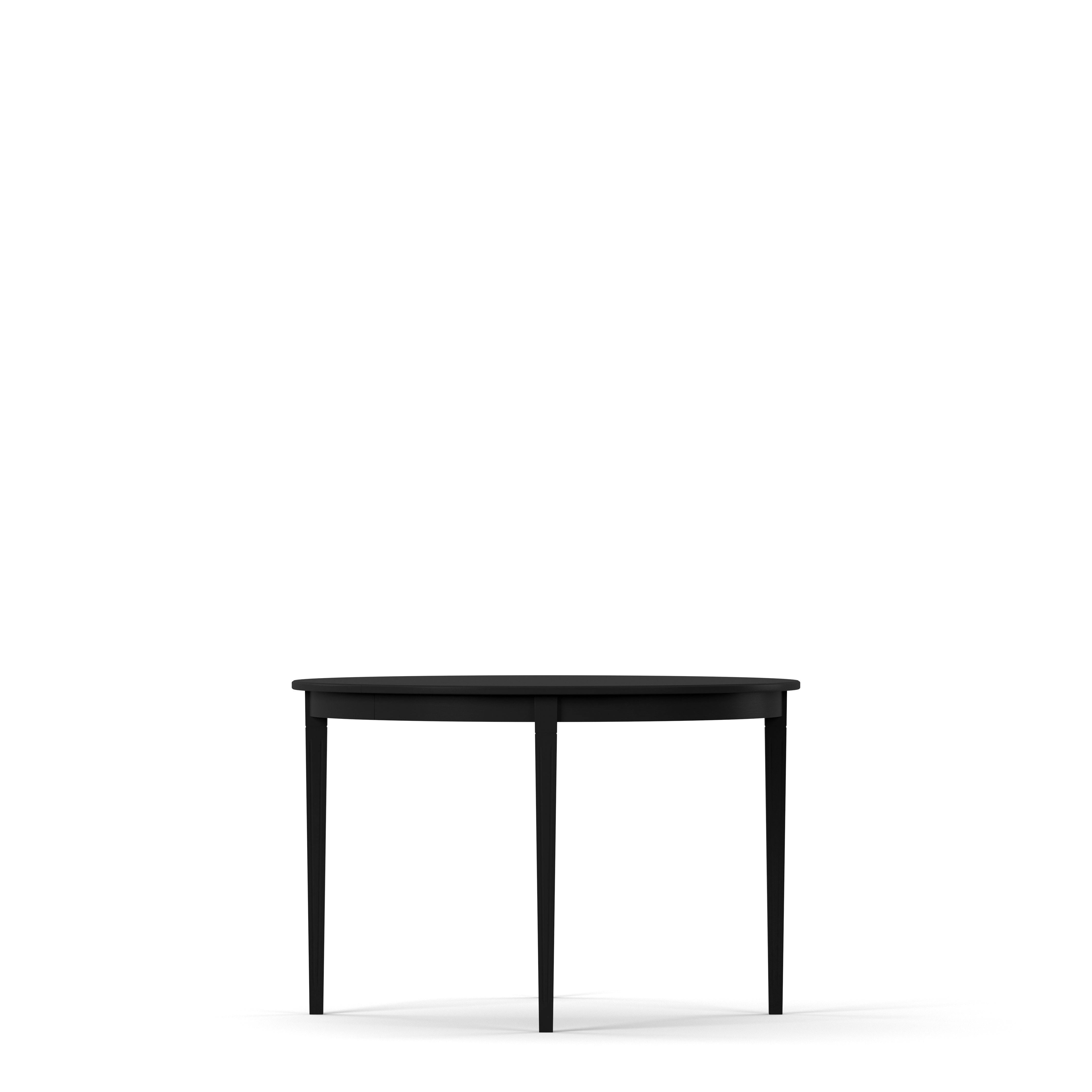 Englesson Bord Stockholm 2.0 Matbord Ø114 Inkl 3 Ilägg #Variant_Black