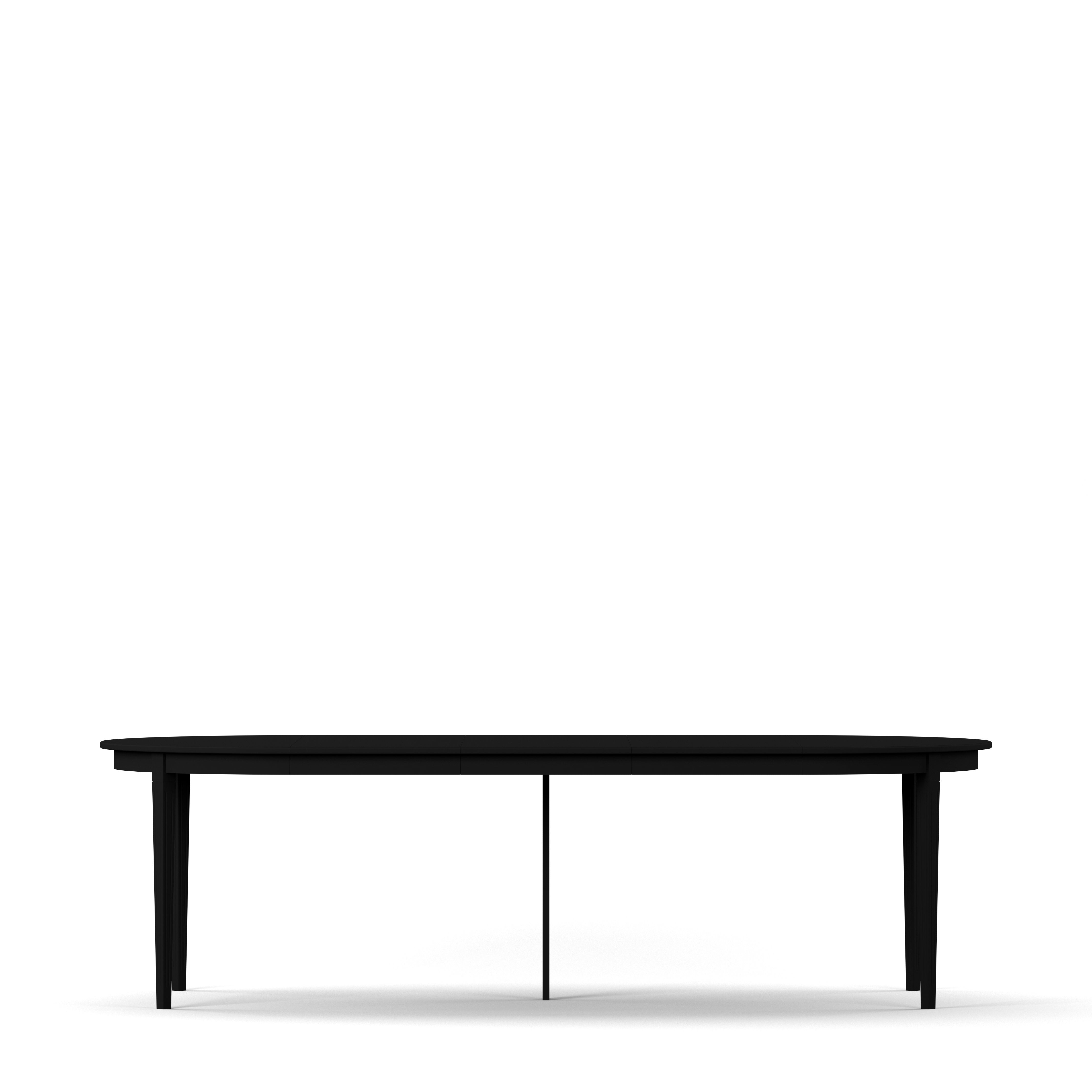 Englesson Bord Stockholm 2.0 Matbord Ø114 Inkl 3 Ilägg #Variant_Black