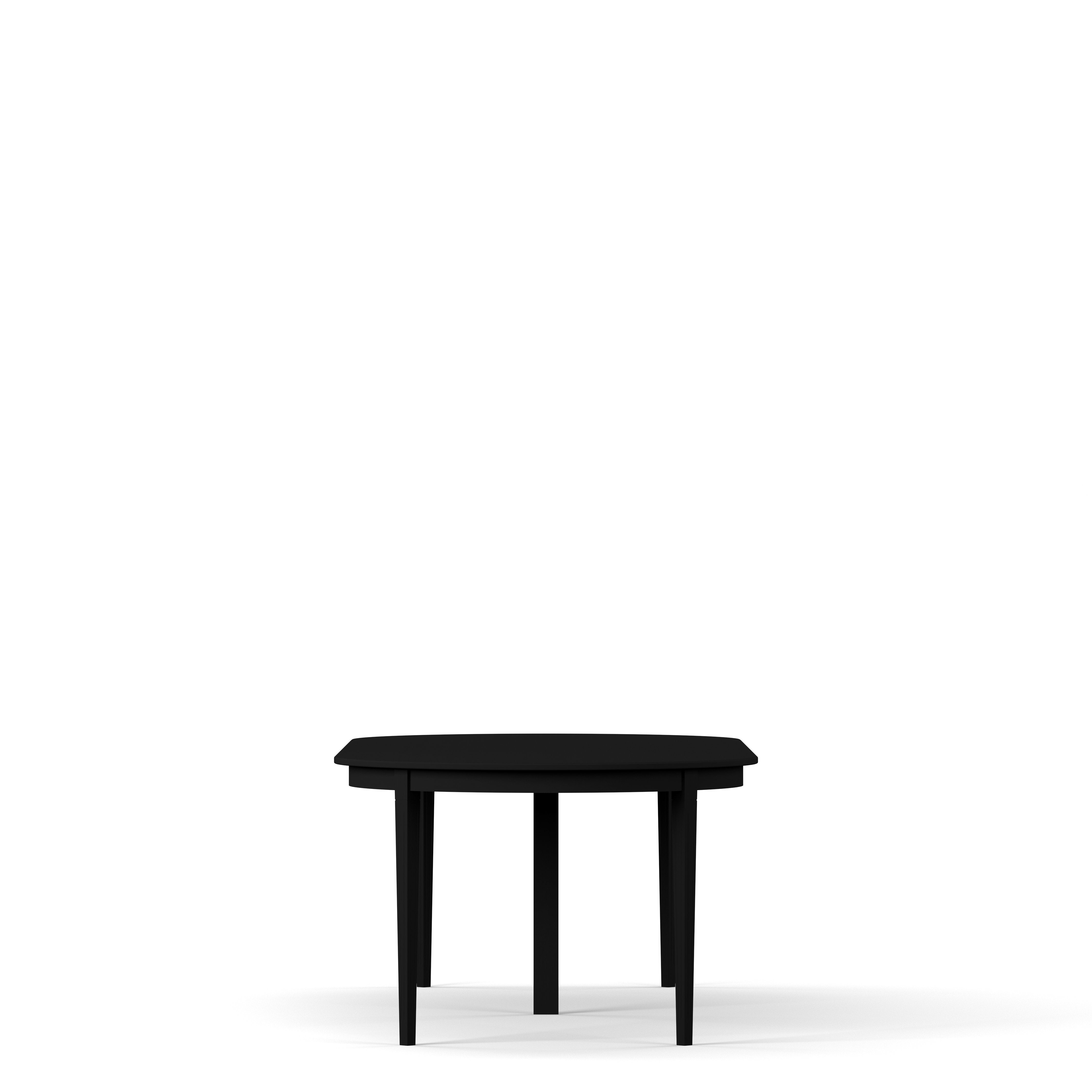 Englesson Bord Stockholm 2.0 Matbord Ø114 Inkl 3 Ilägg #Variant_Black