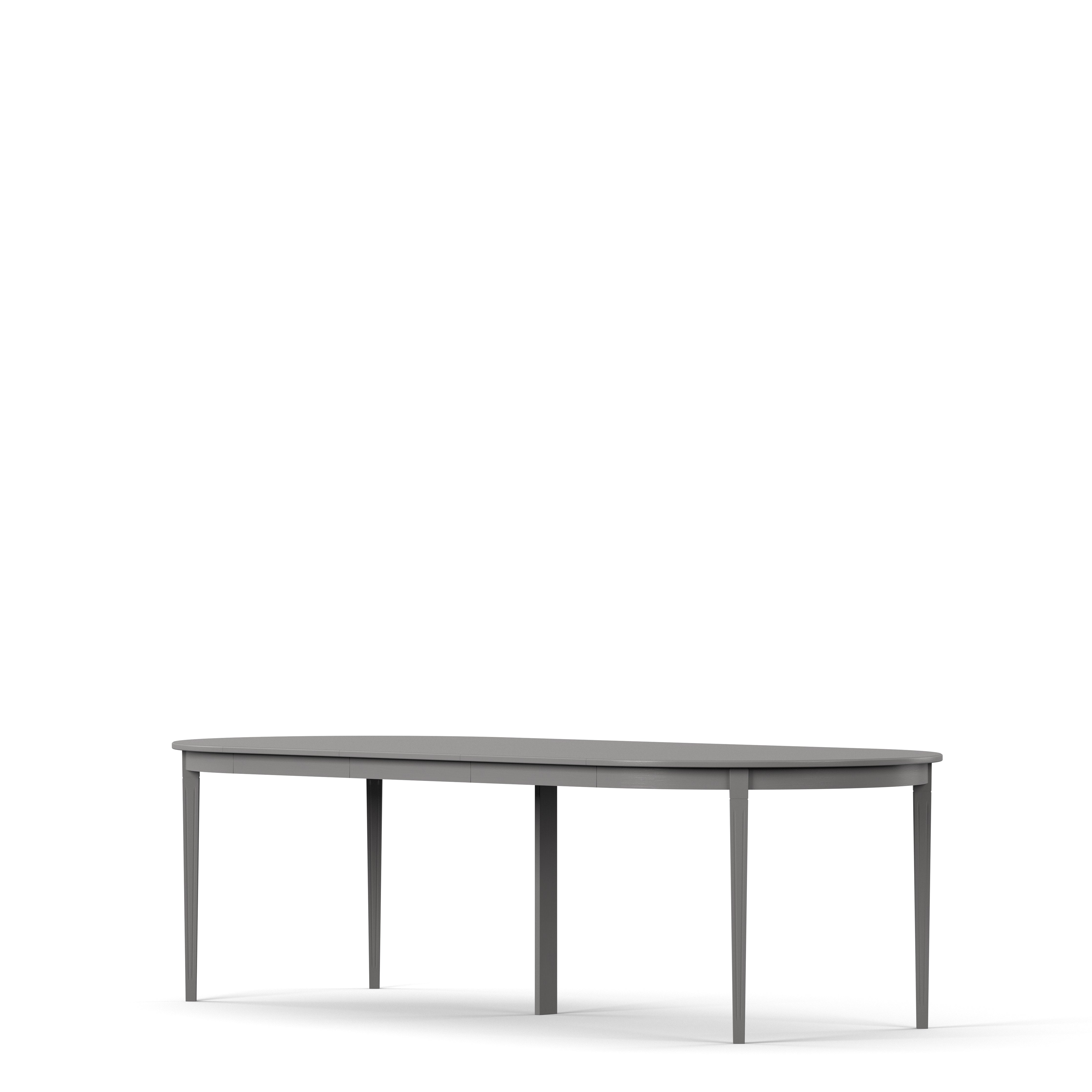 Englesson Bord Stockholm 2.0 Matbord Ø114 Inkl 3 Ilägg #Variant_Grey