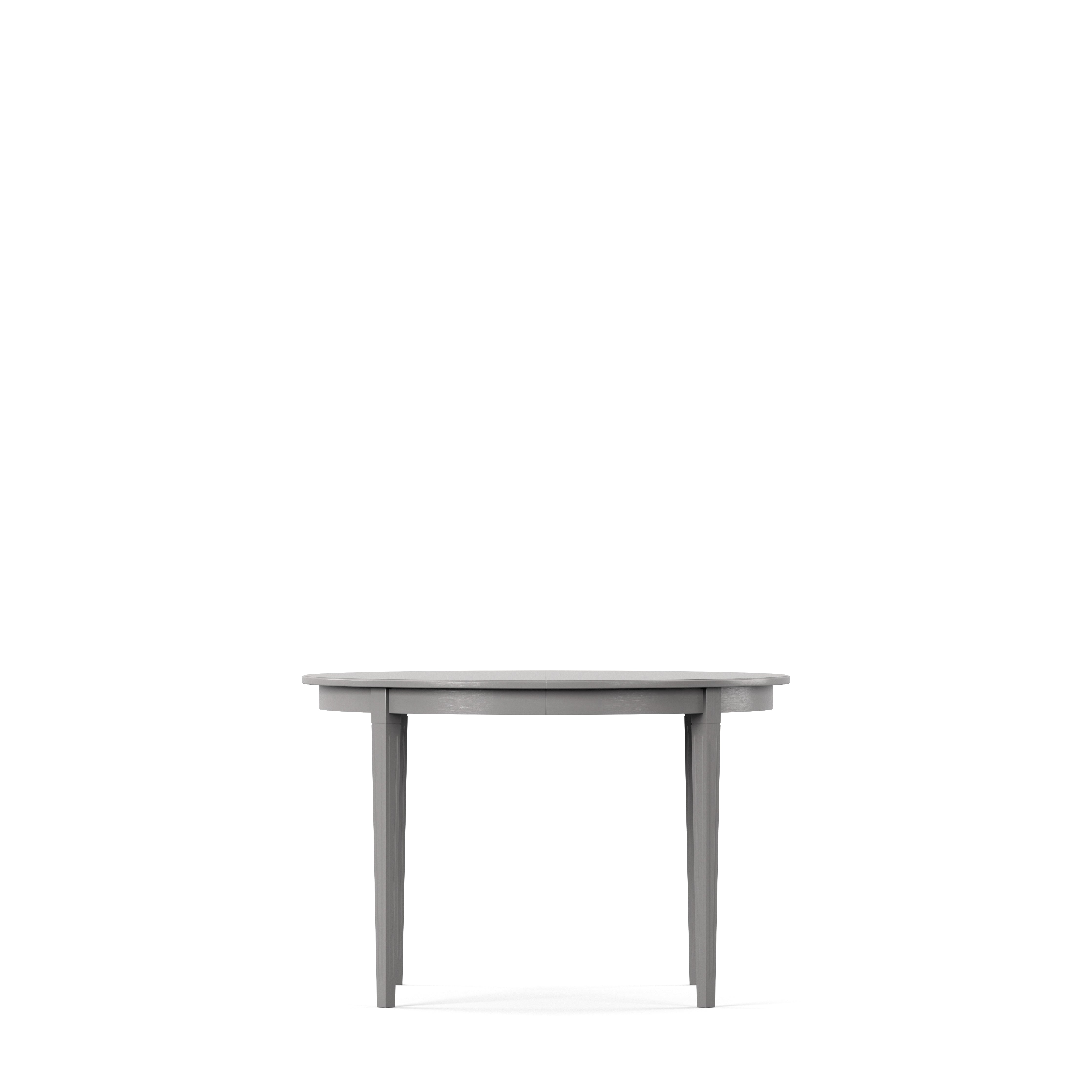 Englesson Bord Grey Stockholm 2.0 Matbord Ø114 Inkl 3 Ilägg 584G2 #Variant_Grey