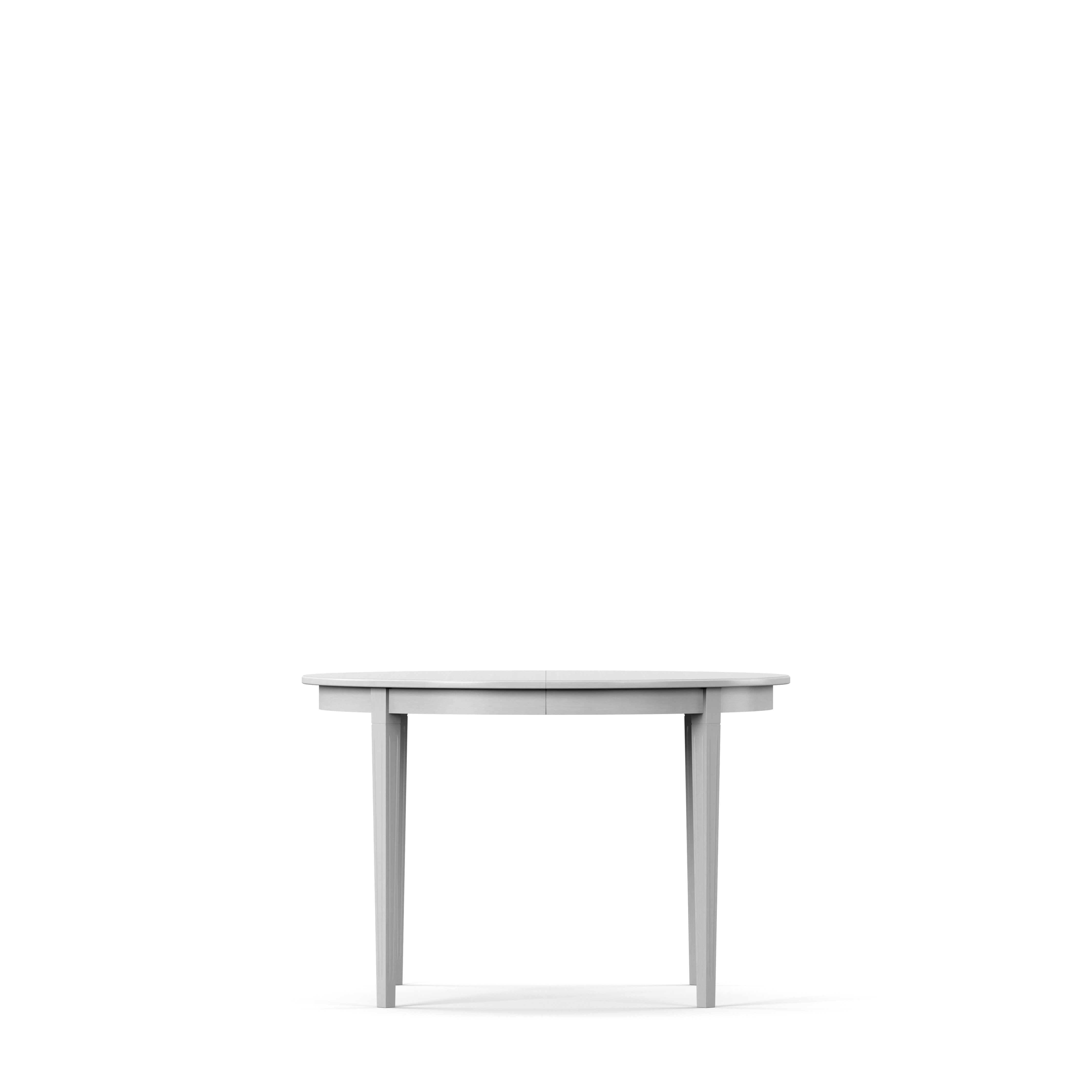 Englesson Bord Whitewash Stockholm 2.0 Matbord Ø114 Inkl 3 Ilägg 584WW2 #Variant_Whitewash