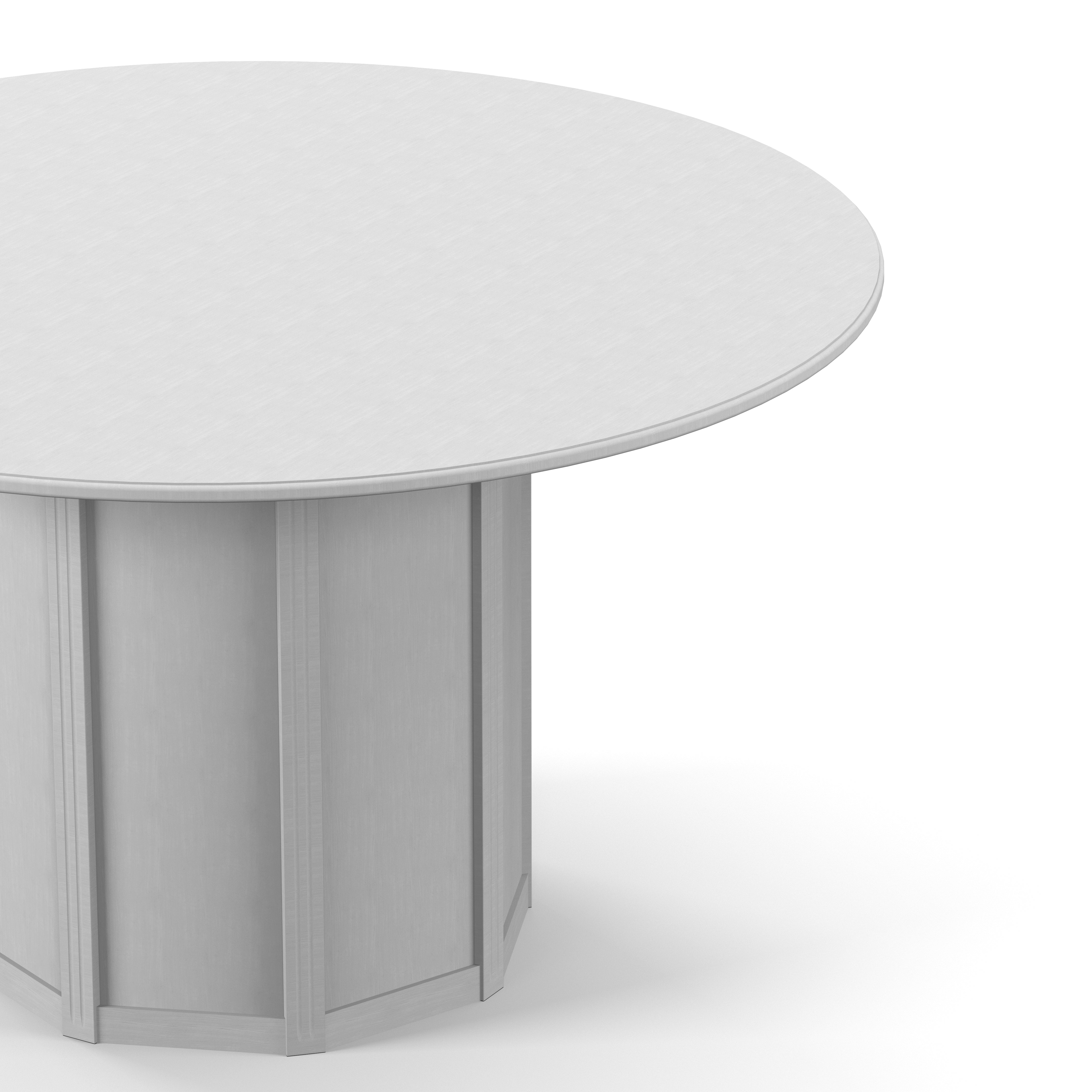 Englesson Bord Stockholm 2.0 Matbord Ø130 #Variant_Whitewash