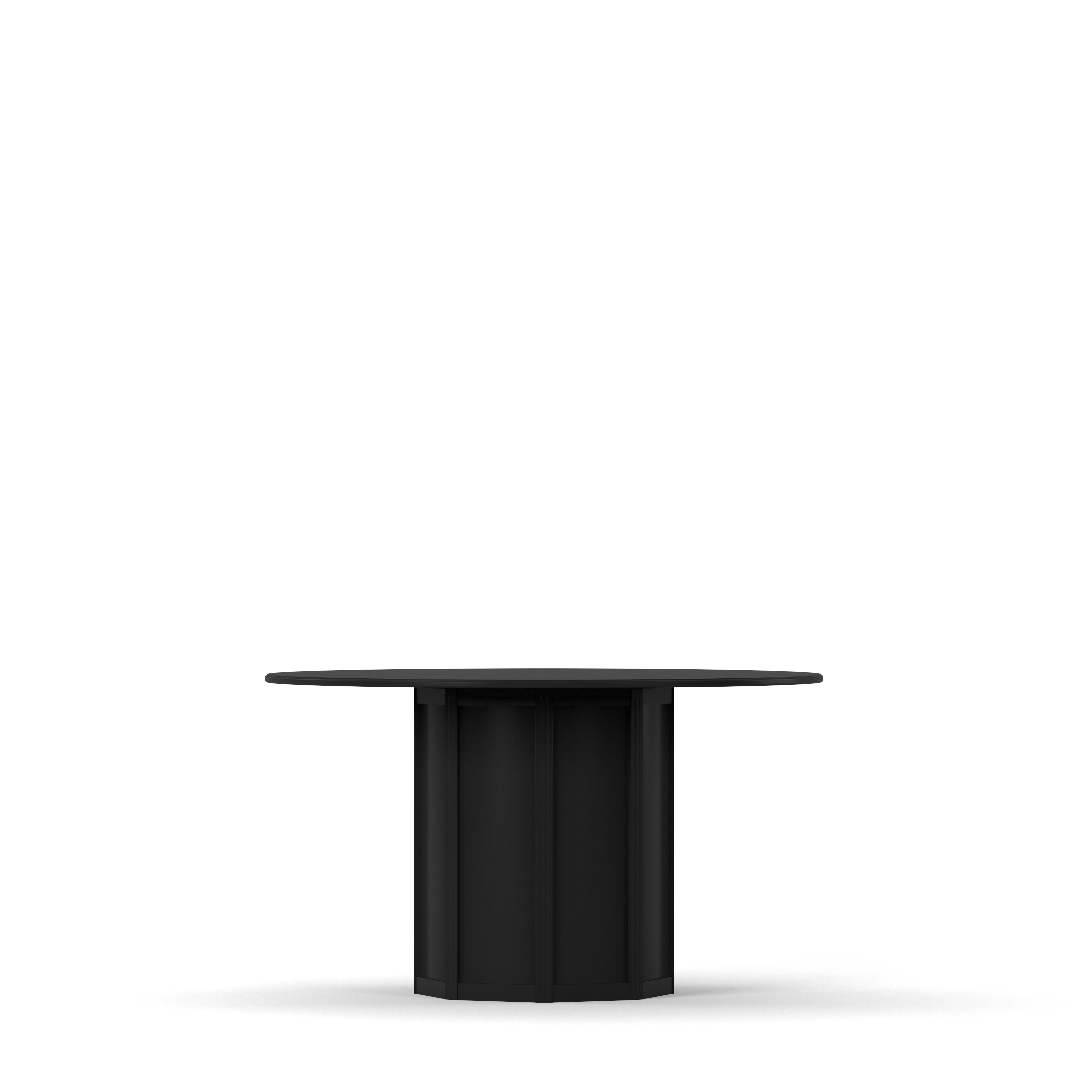 Englesson Bord Black Stockholm 2.0 Matbord Ø130 584B2 #Variant_Black