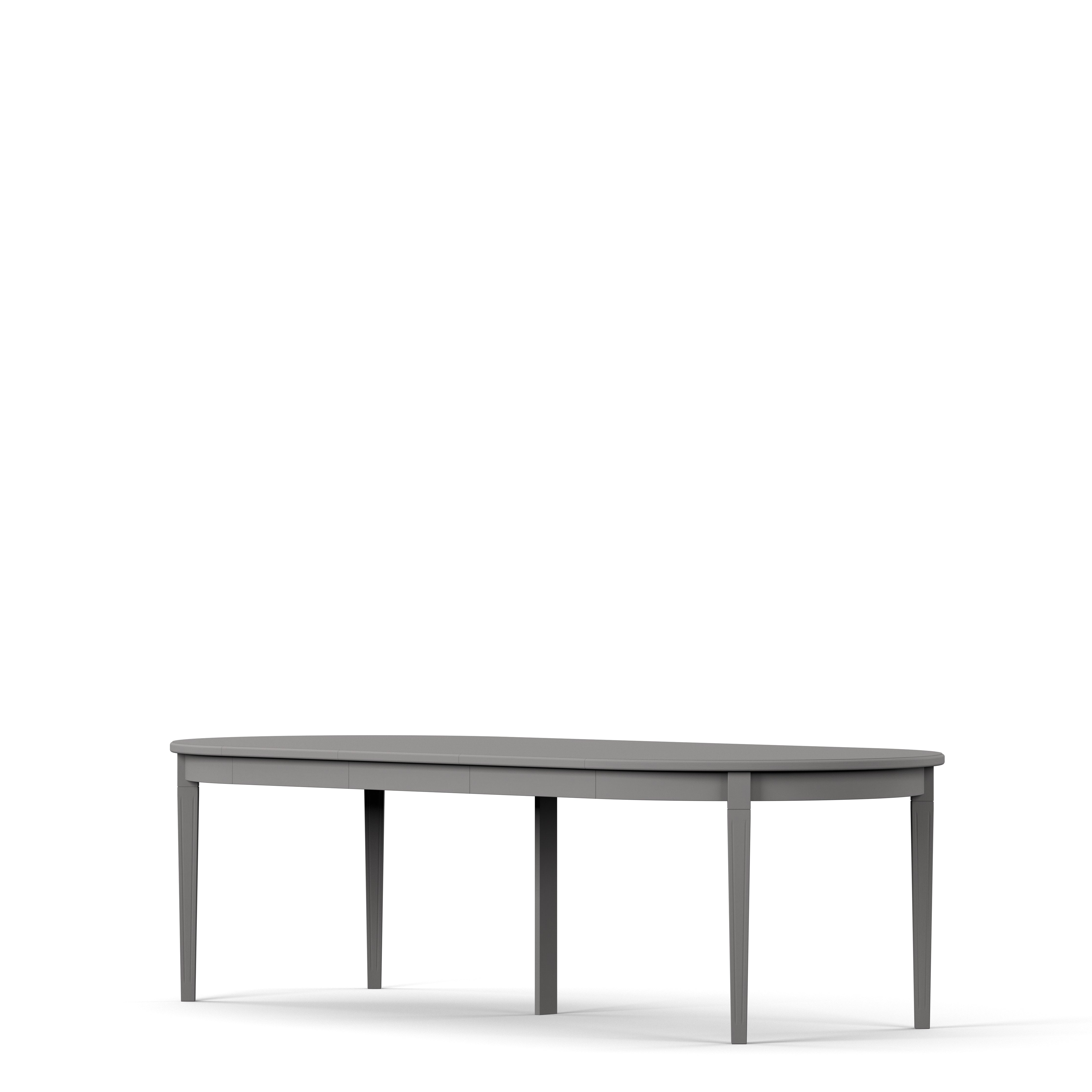 Englesson Bord Stockholm Matbord Ø115 Inkl 3 Ilägg #Variant_Grey