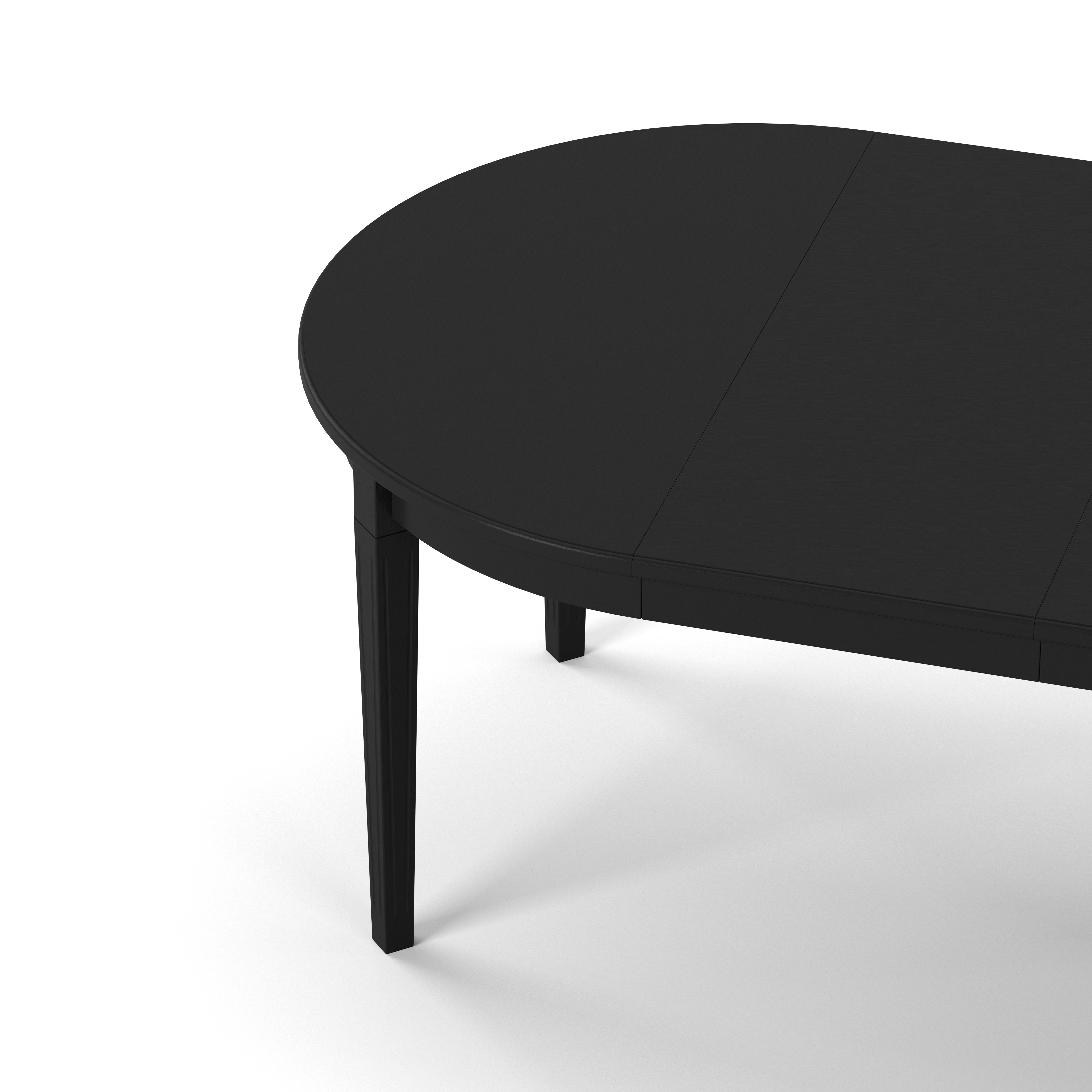 Englesson Bord Stockholm Matbord Ø115 Inkl 3 Ilägg #Variant_Black