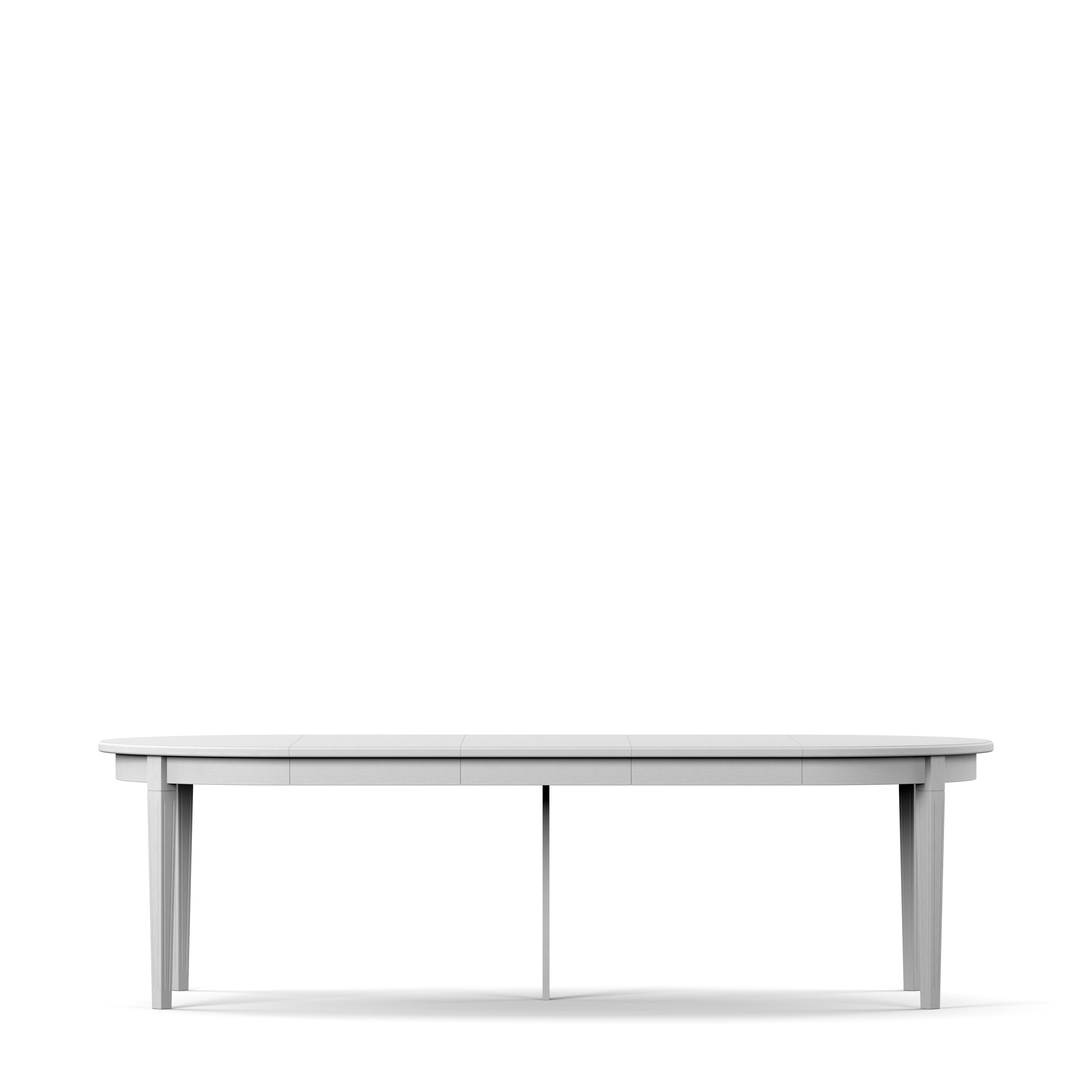 Englesson Bord Stockholm Matbord Ø115 Inkl 3 Ilägg #Variant_Whitewash