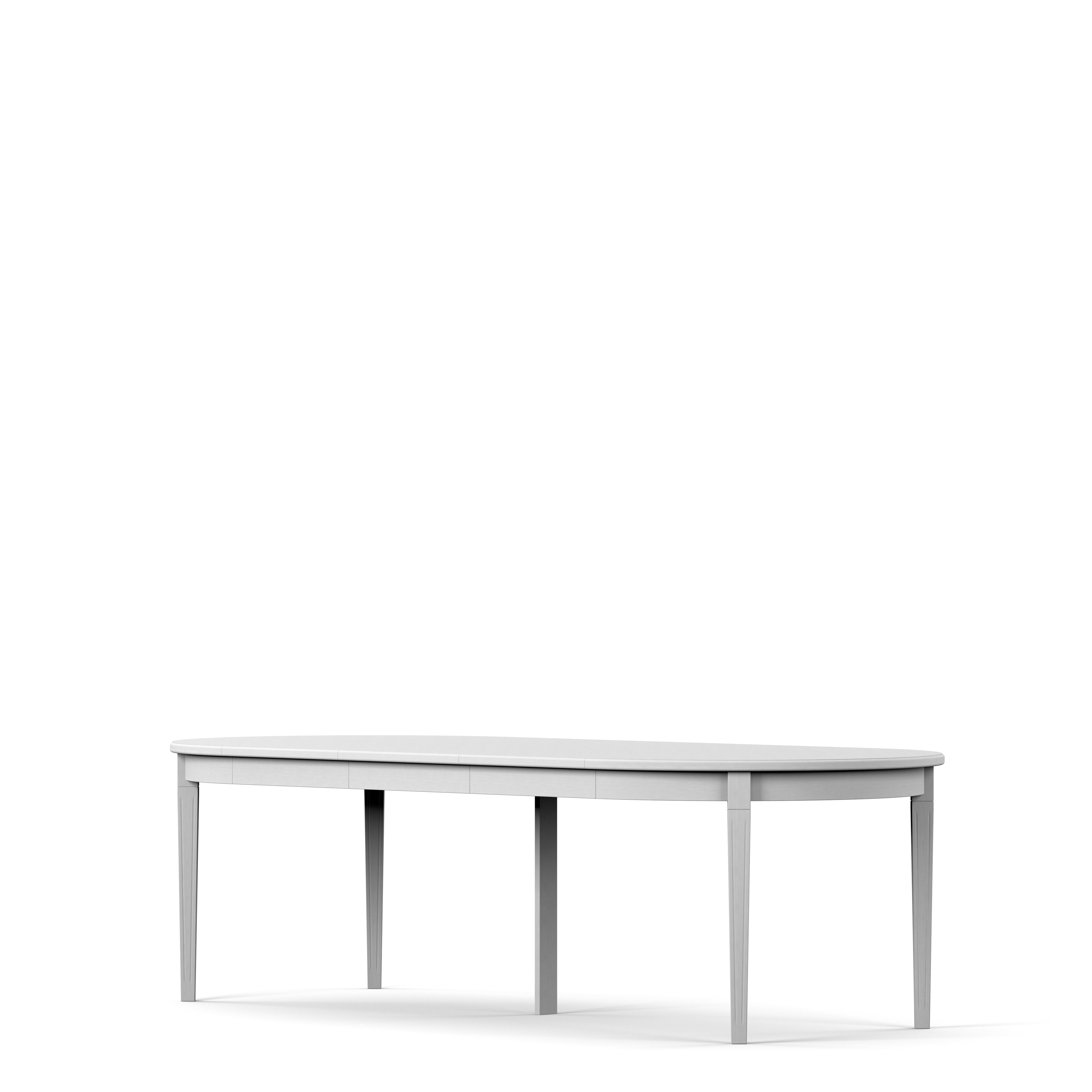 Englesson Bord Stockholm Matbord Ø115 Inkl 3 Ilägg #Variant_Whitewash