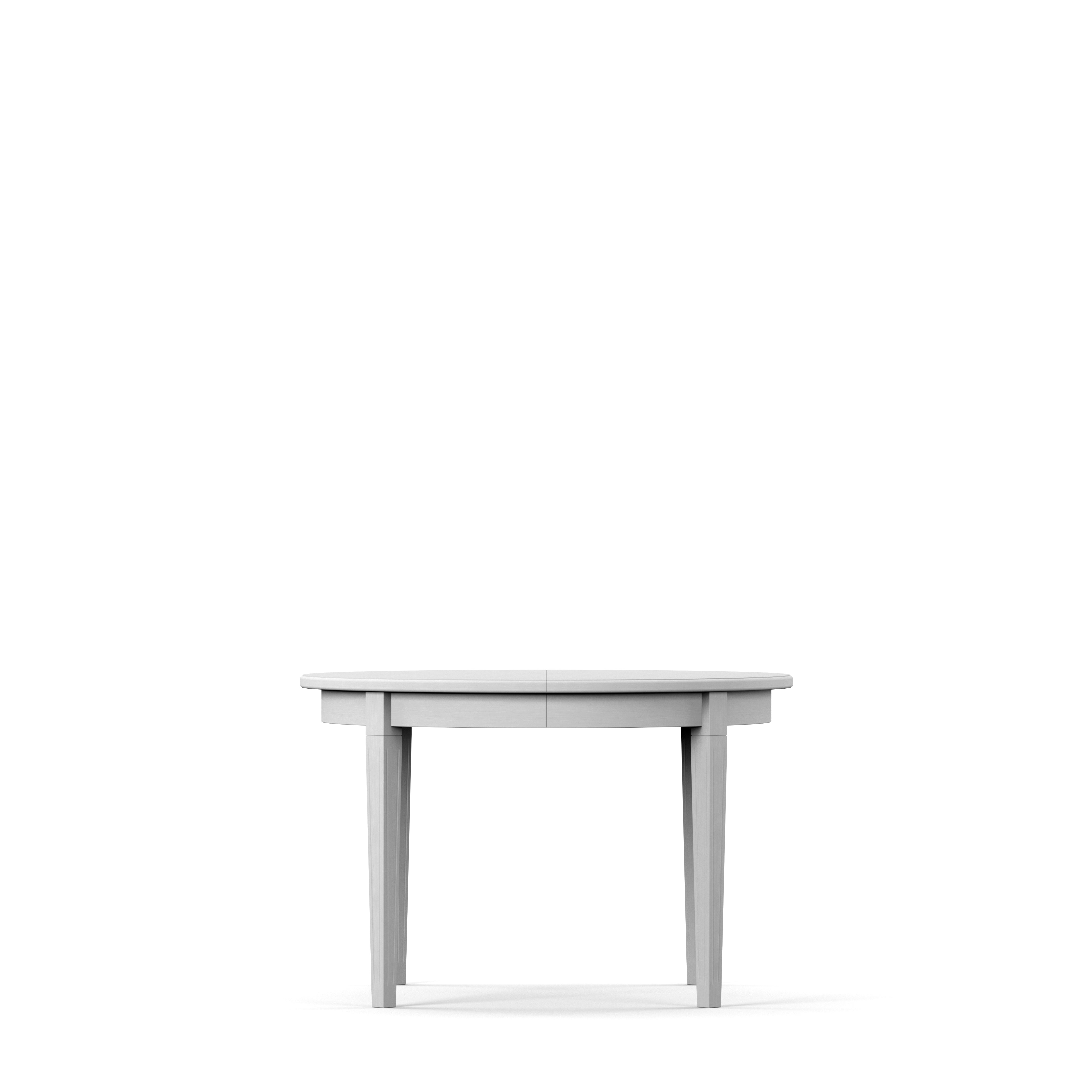 Englesson Bord Whitewash Stockholm Matbord Ø115 Inkl 3 Ilägg 584WW #Variant_Whitewash