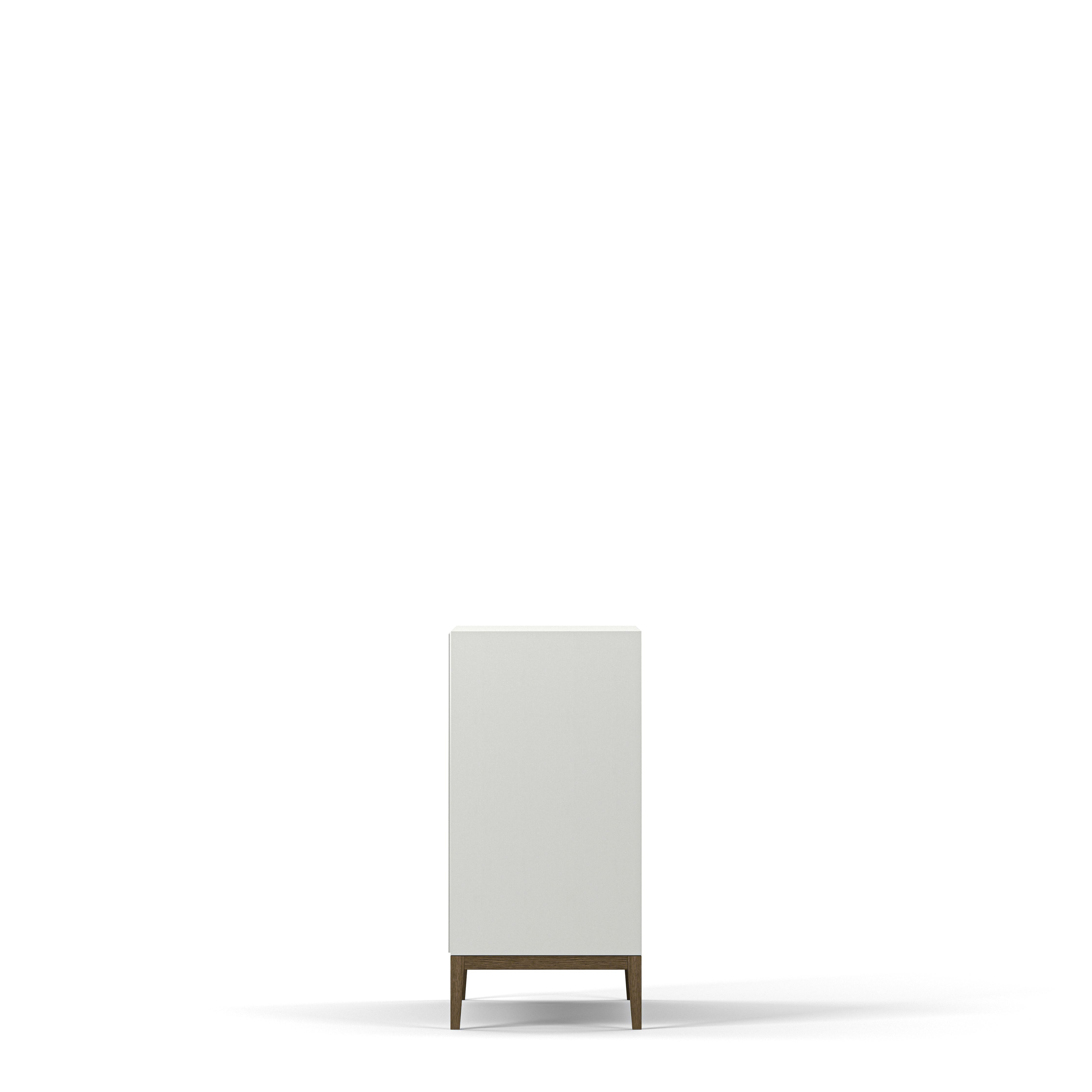 Englesson Byrå Edge 2.0 Byrå #Variant_White & Burned Walnut