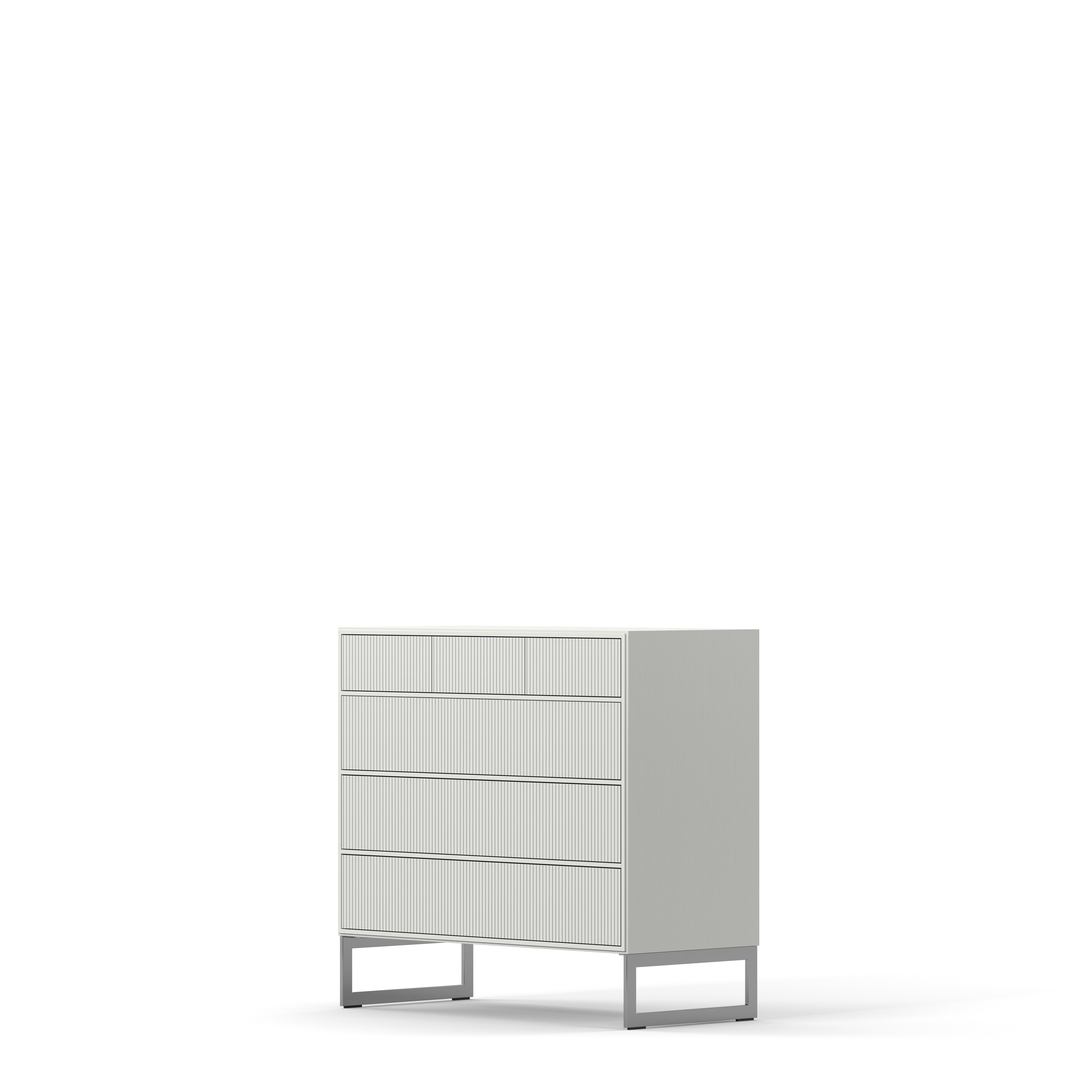 Englesson Byrå Line Byrå 3+3 Lådor Hög #Variant_White