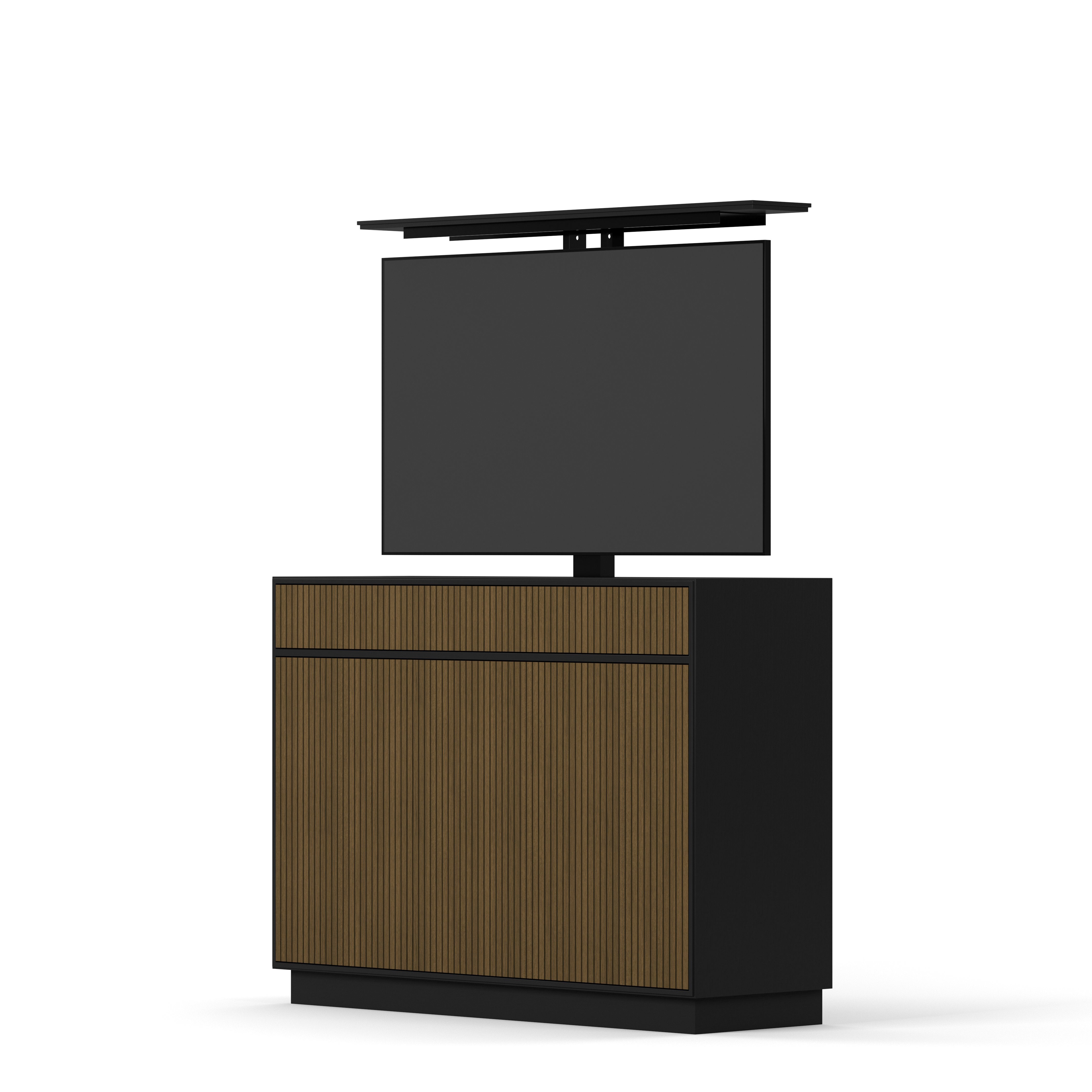 Englesson Line Burned Walnut TV Lift 55" #Variant_Black & Burned Walnut