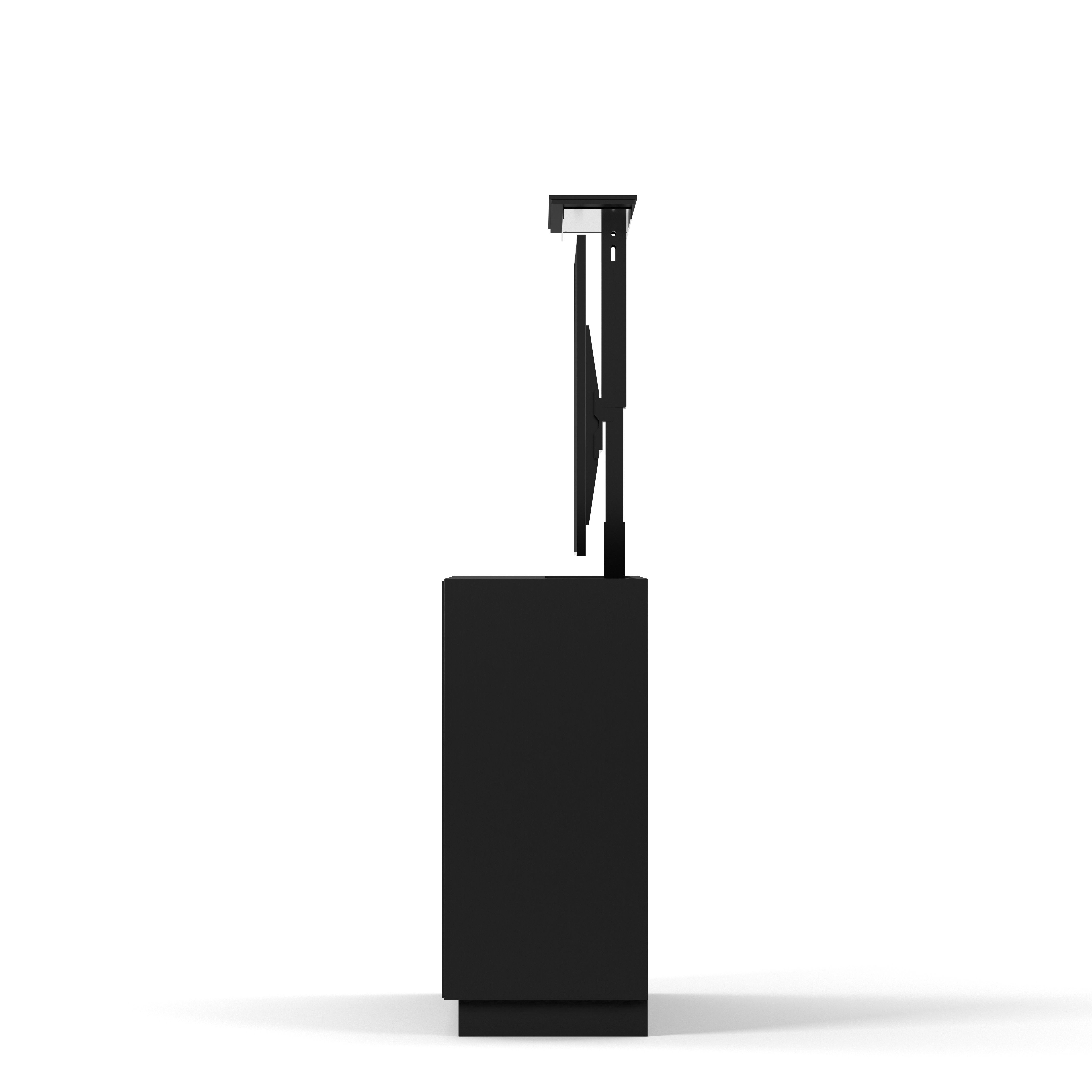 Englesson Line Burned Walnut TV Lift 55" #Variant_Black & Burned Walnut