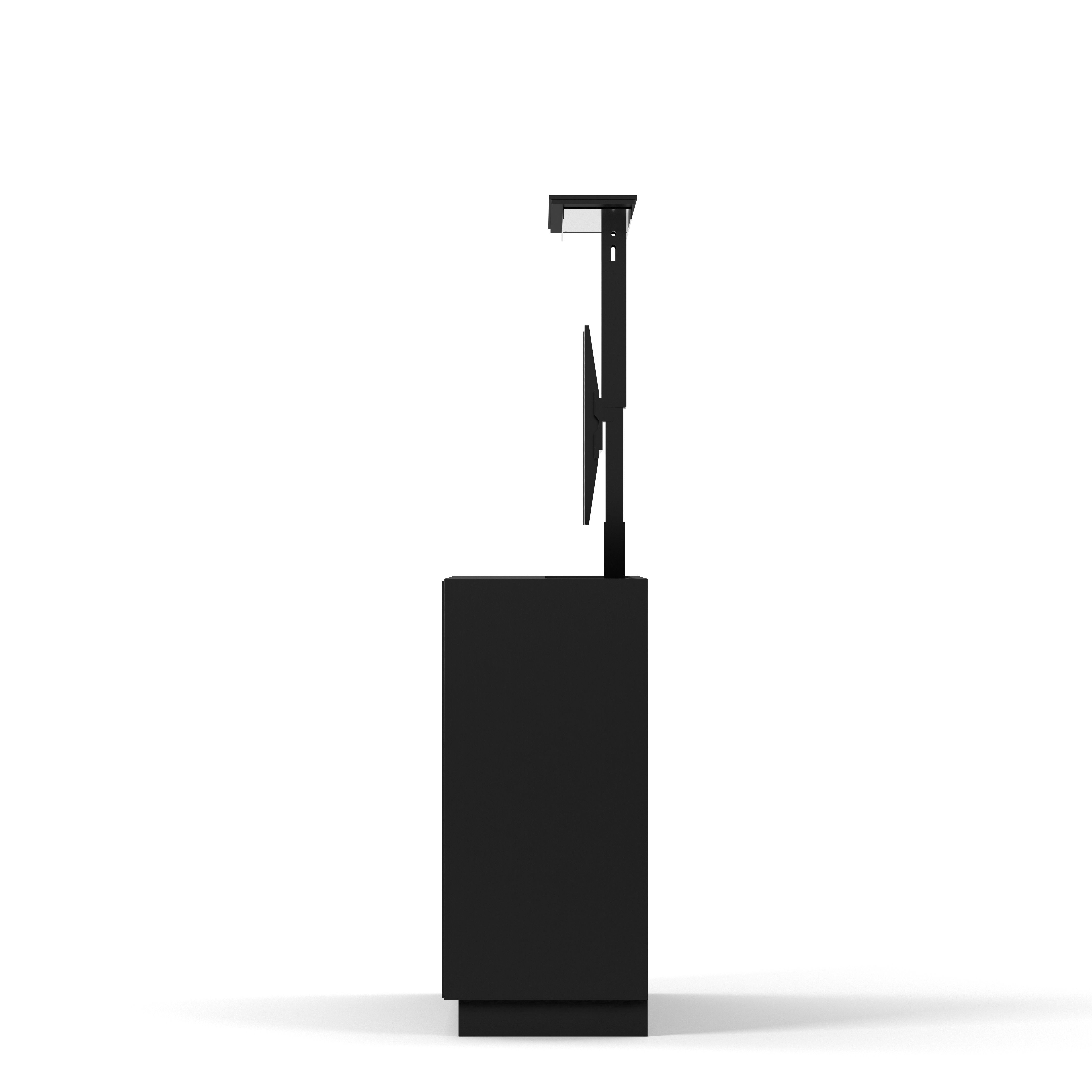 Englesson Line Burned Walnut TV Lift 55" #Variant_Black & Burned Walnut