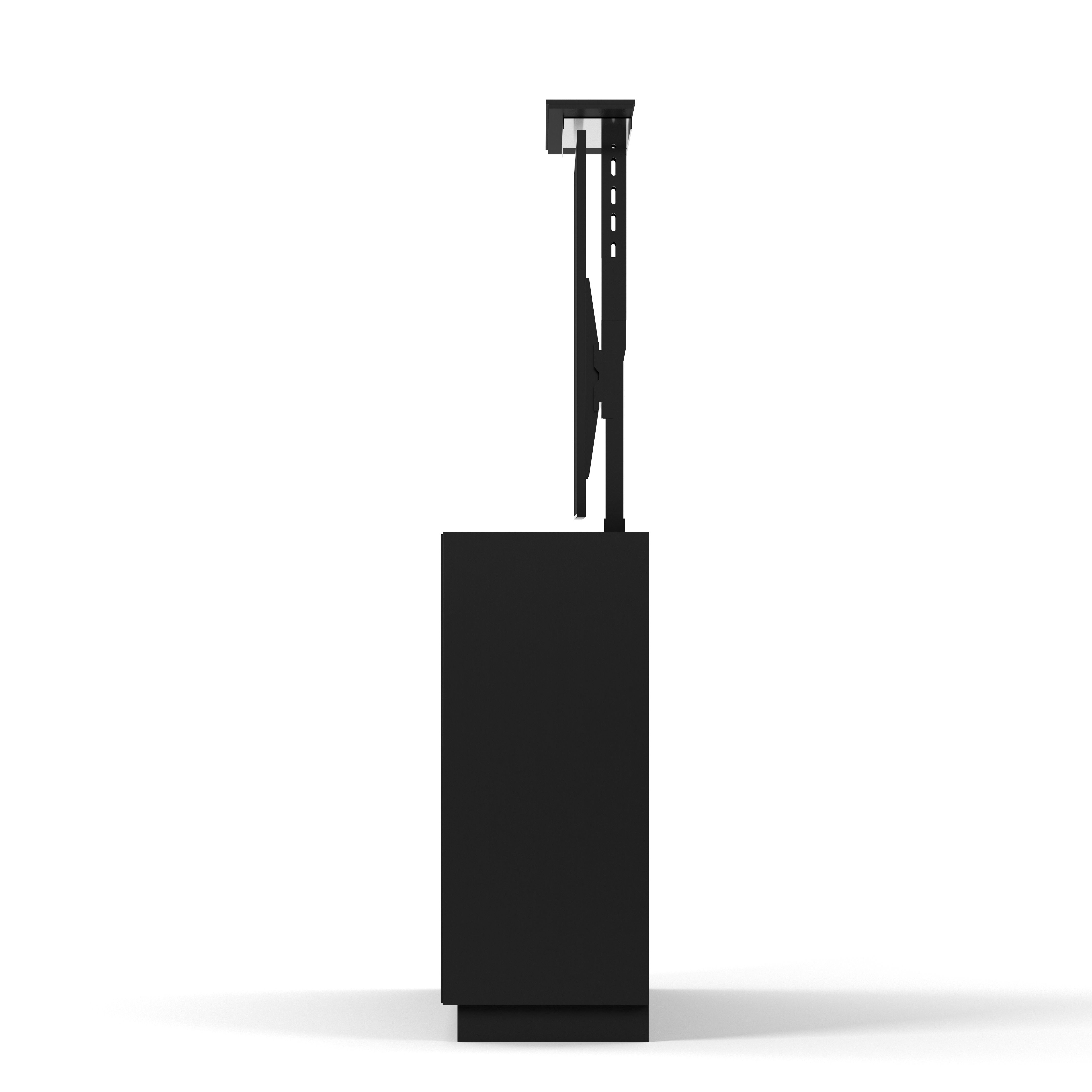 Englesson Line Burned Walnut TV Lift 65" #Variant_Black & Burned Walnut
