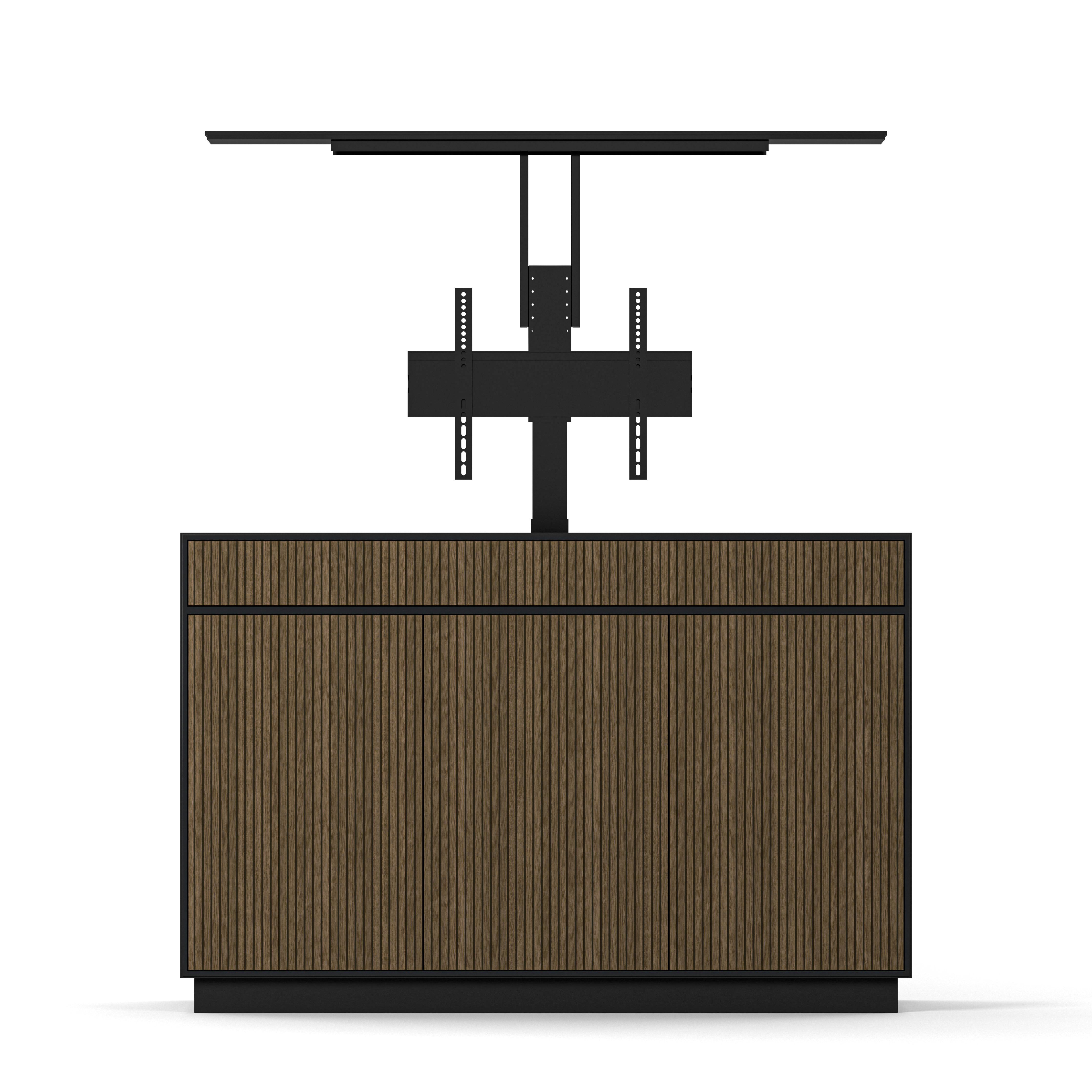 Englesson Line Burned Walnut TV Lift 65" #Variant_Black & Burned Walnut