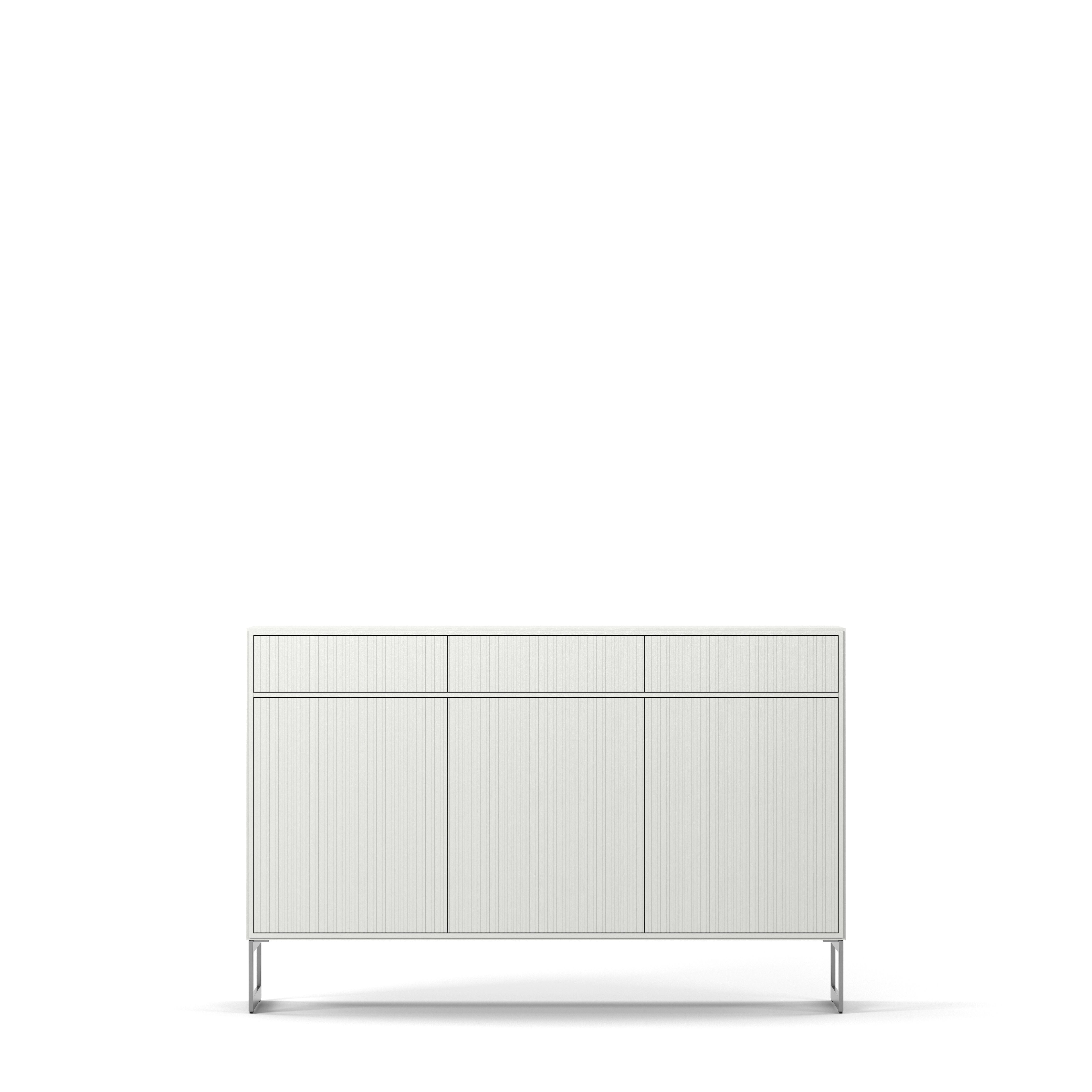 Englesson Skänkar White Line Skänk 3 Dörrar Hög 6712DB #Variant_White