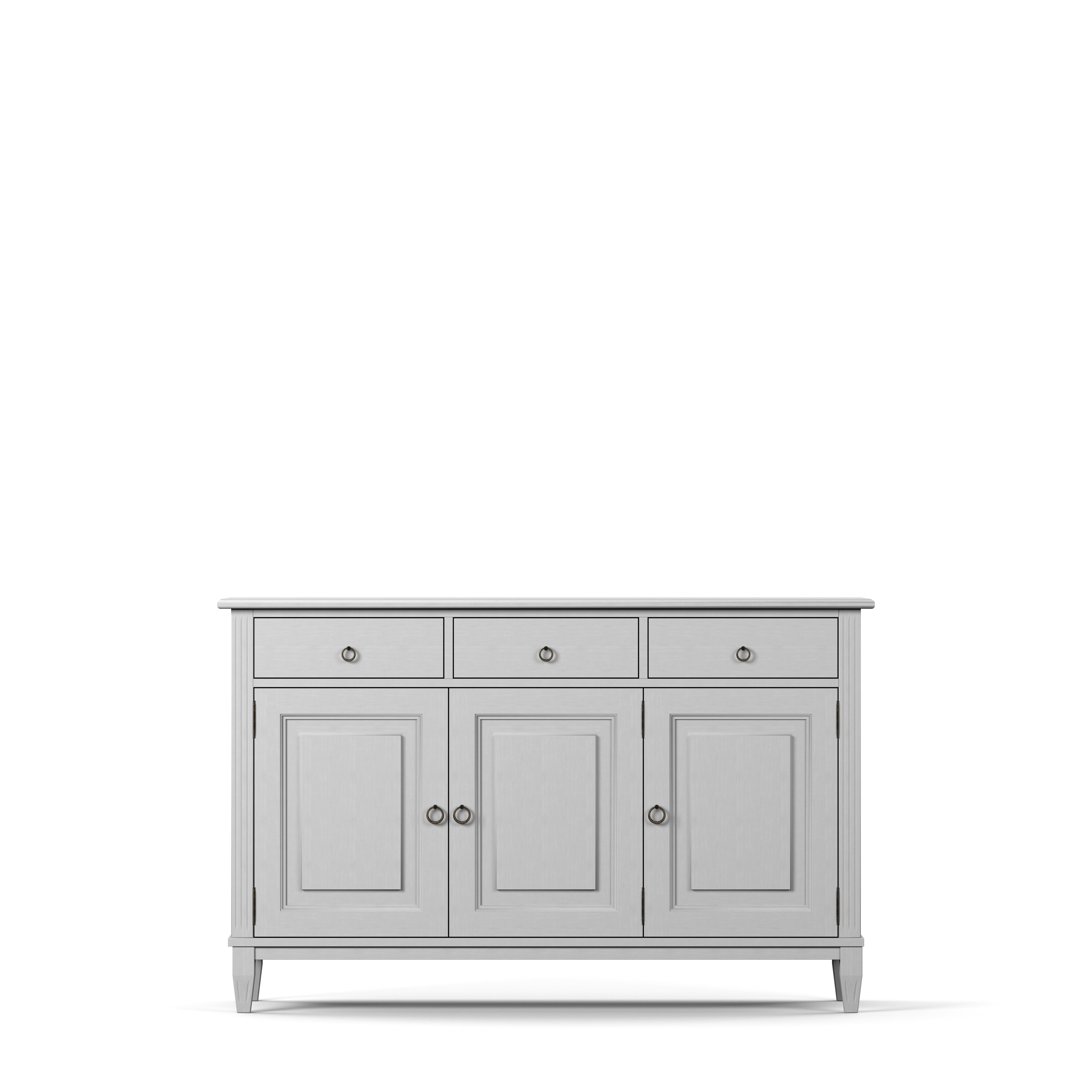 Englesson Skänkar Whitewash Stockholm Underskåp & Skänk 3 Dörrar 512WW #Variant_Whitewash