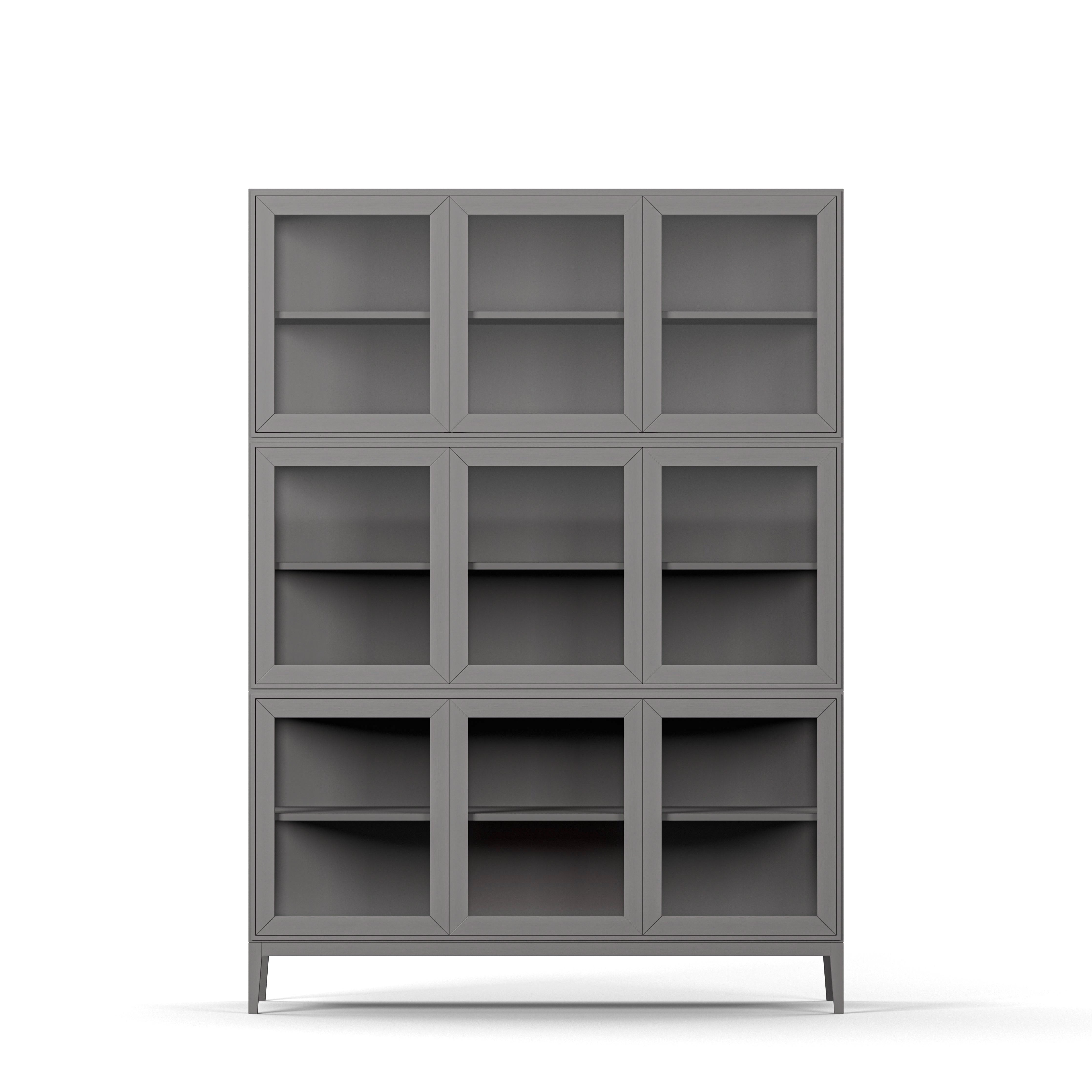 Edge 2.0 Display Cabinet 3 Doors, 3-Section