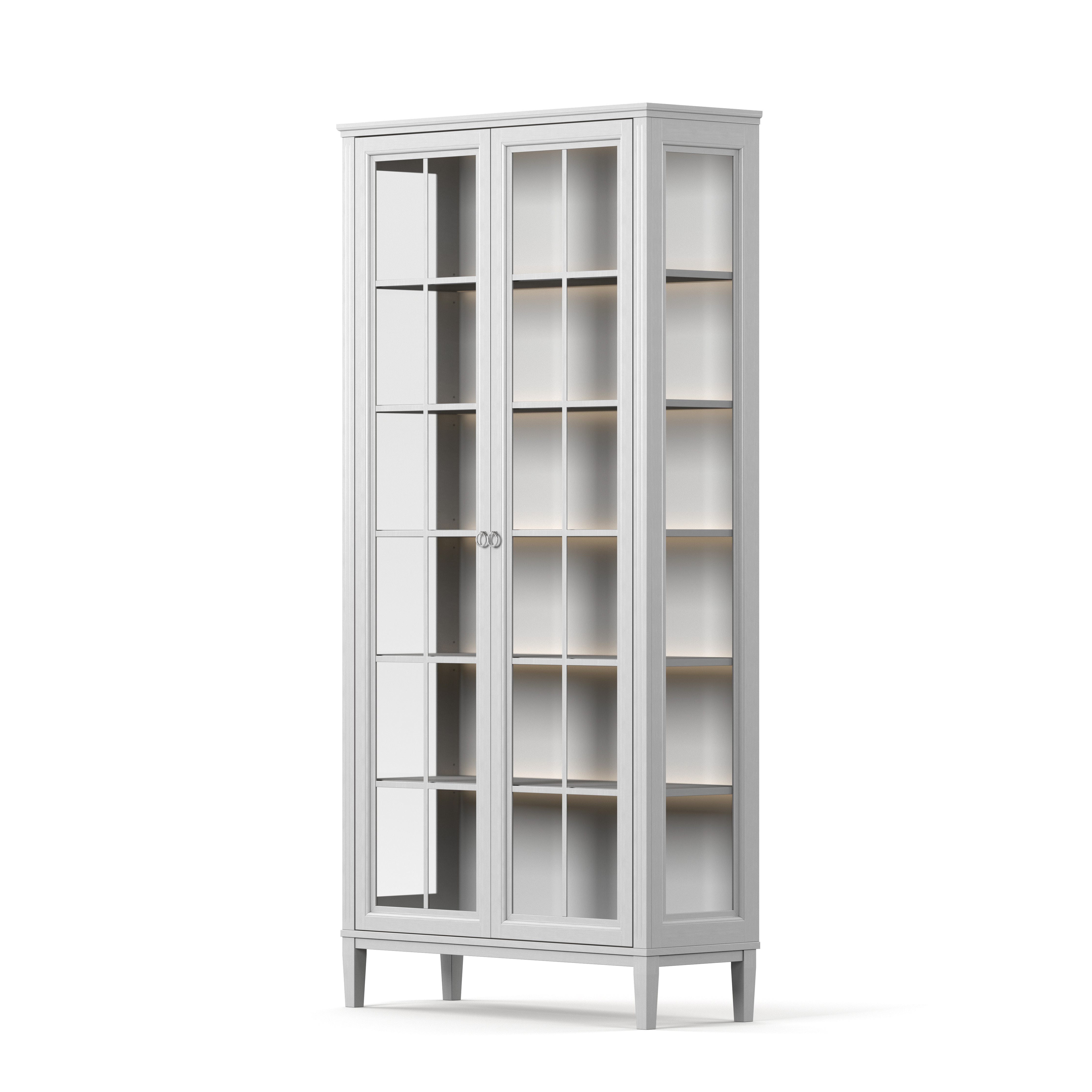 Englesson Stockholm 2.0 Vitrinskåp med Belysning #Variant_Whitewash