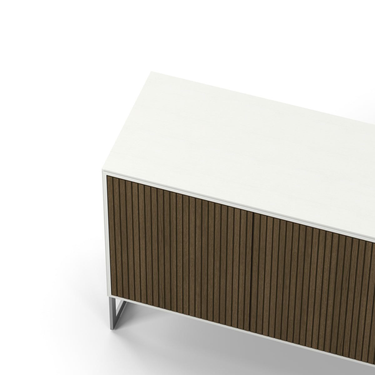 Englesson Skänkar White & Burned Walnut Line Burned Walnut Skänk 3 Dörrar 6813BW-DB #Variant_White & Burned Walnut 
