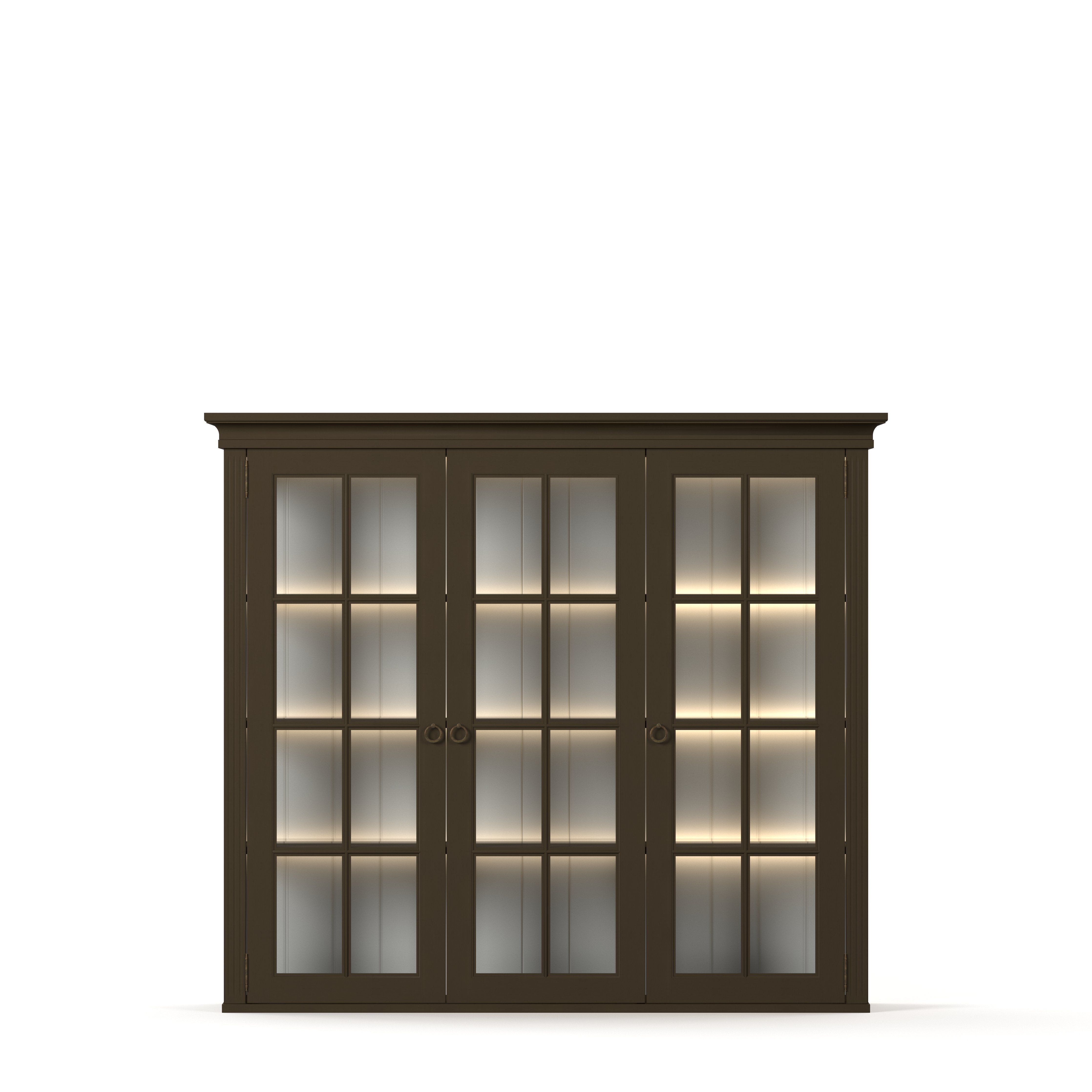 Stockholm Top Cabinet Showcase 3 Doors